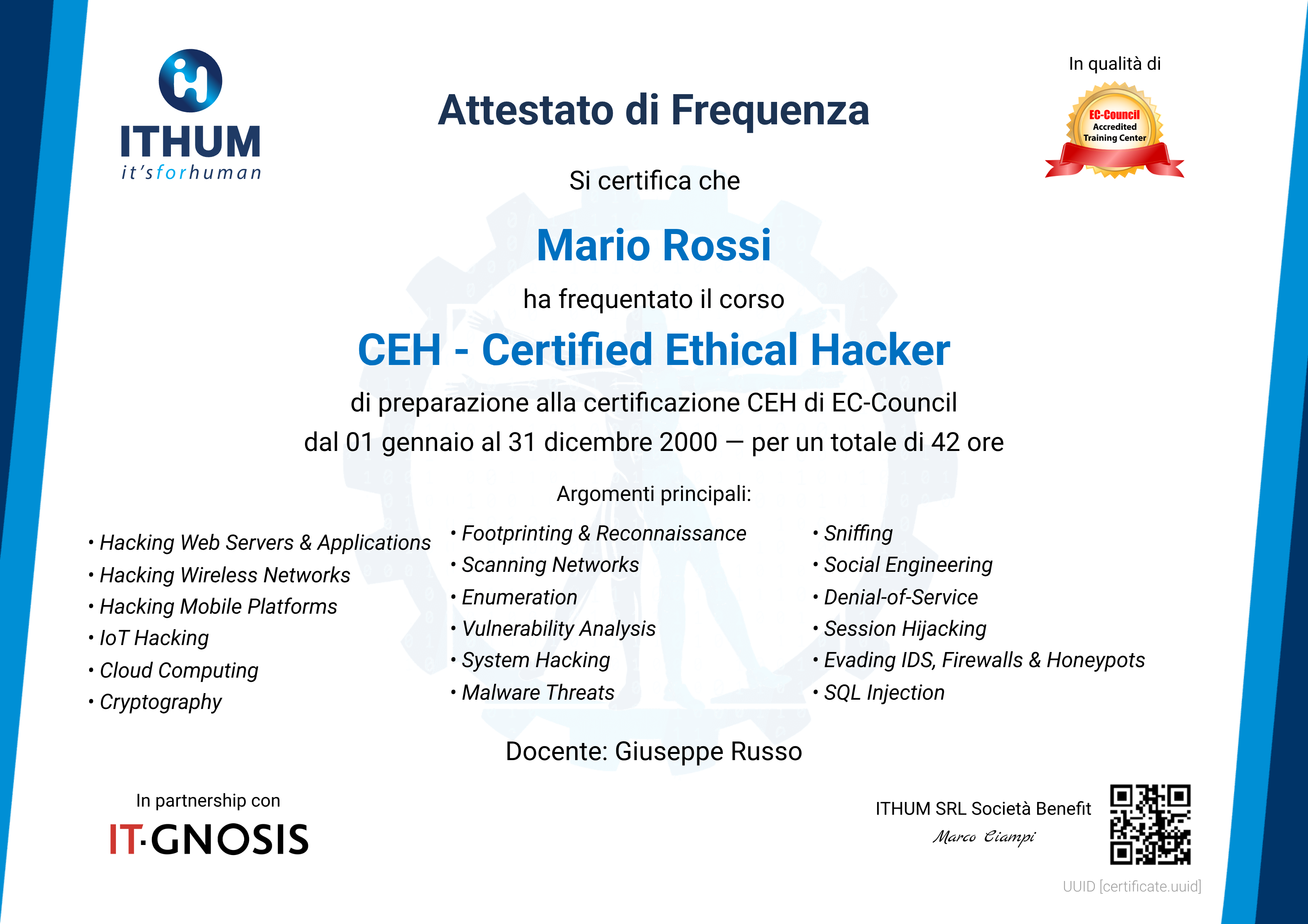 CEH f.s. certificate