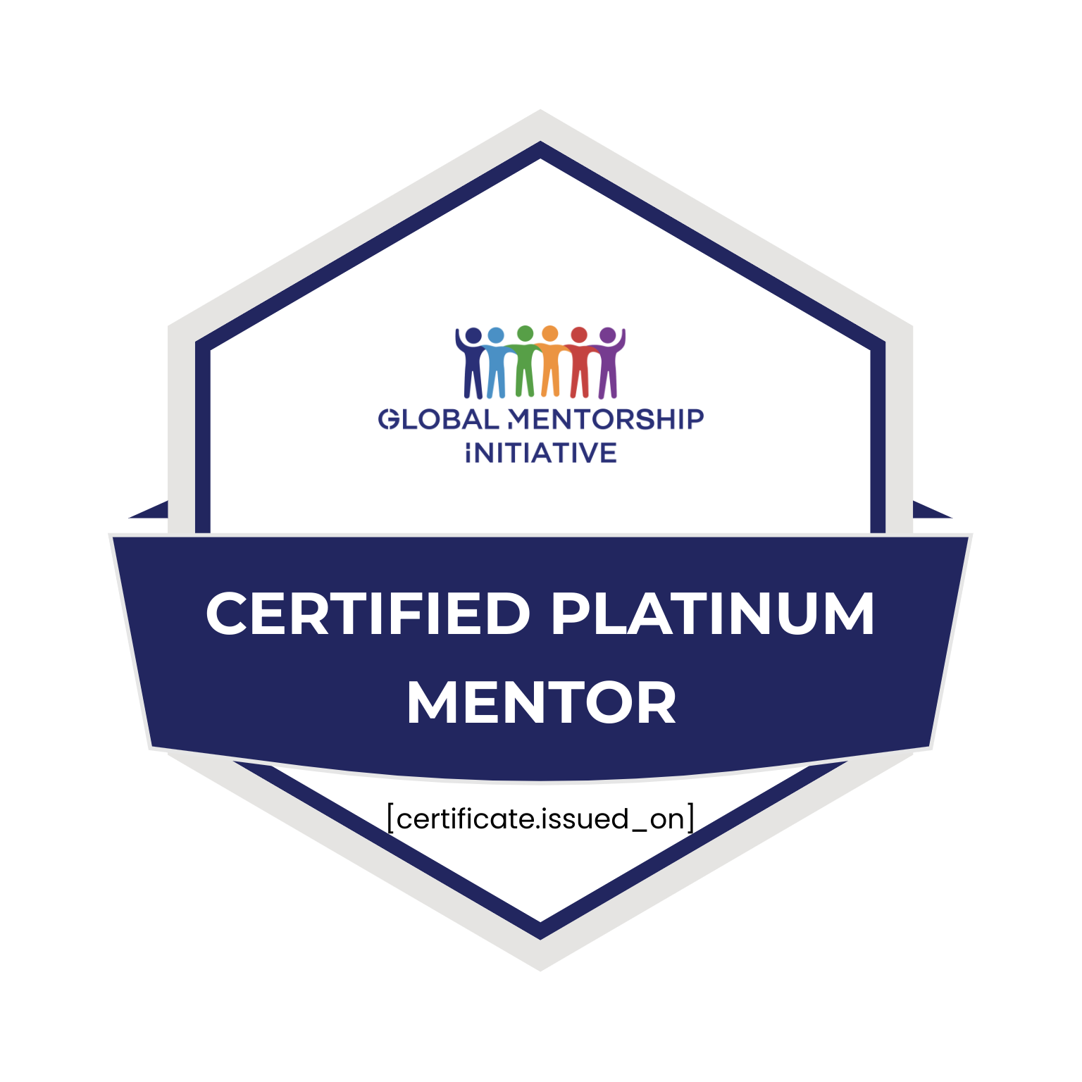 Platinum (6) Mentor English Program badge