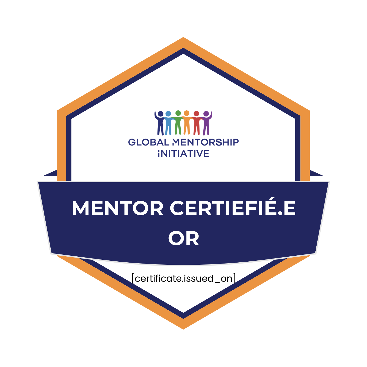 Gold (3) Mentor French Program badge