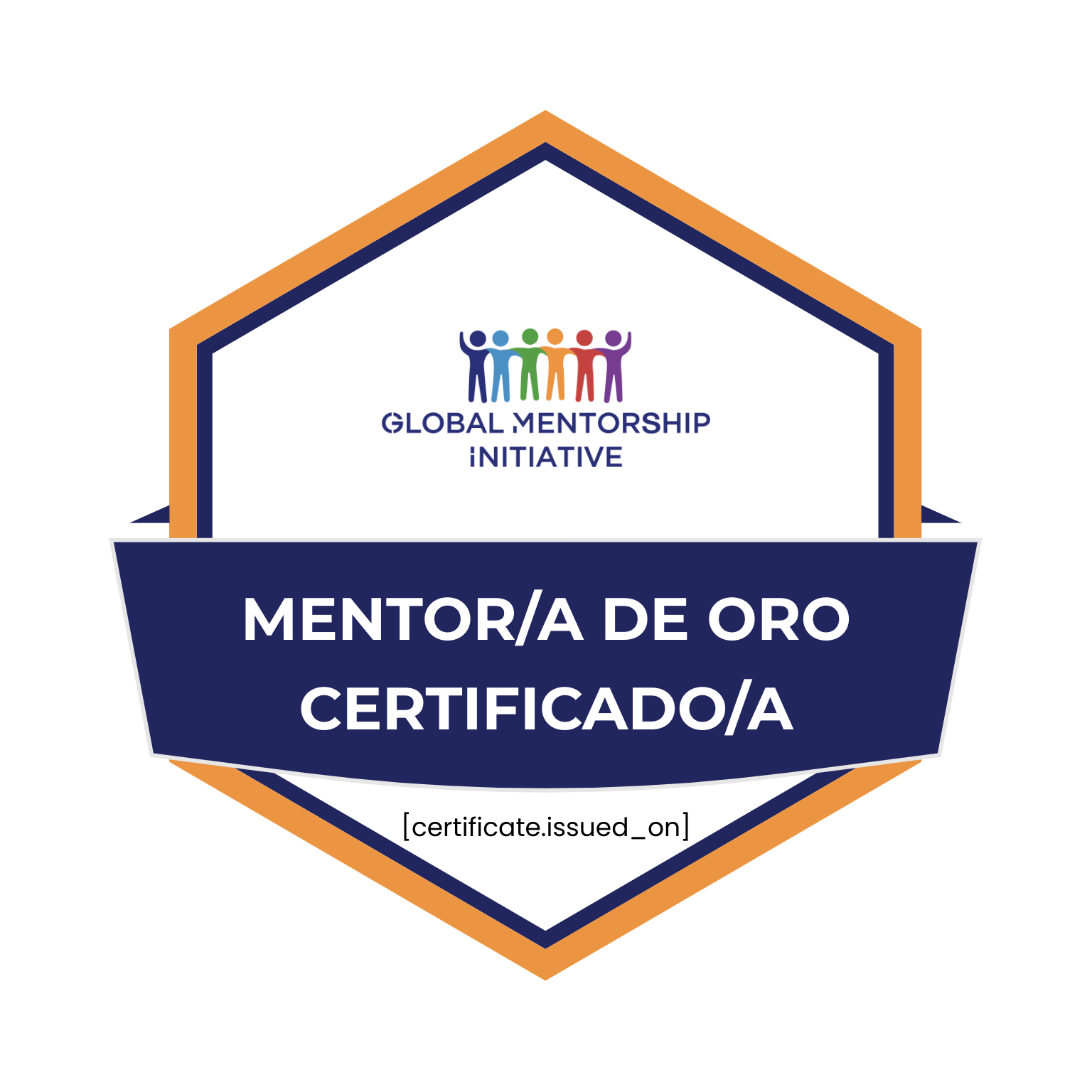 Gold (3) Mentor Spanish Program badge