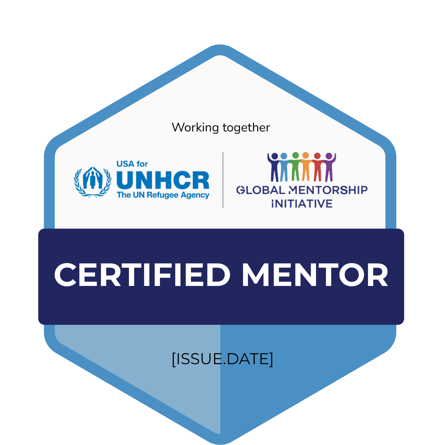 UNHCR Mentor badge