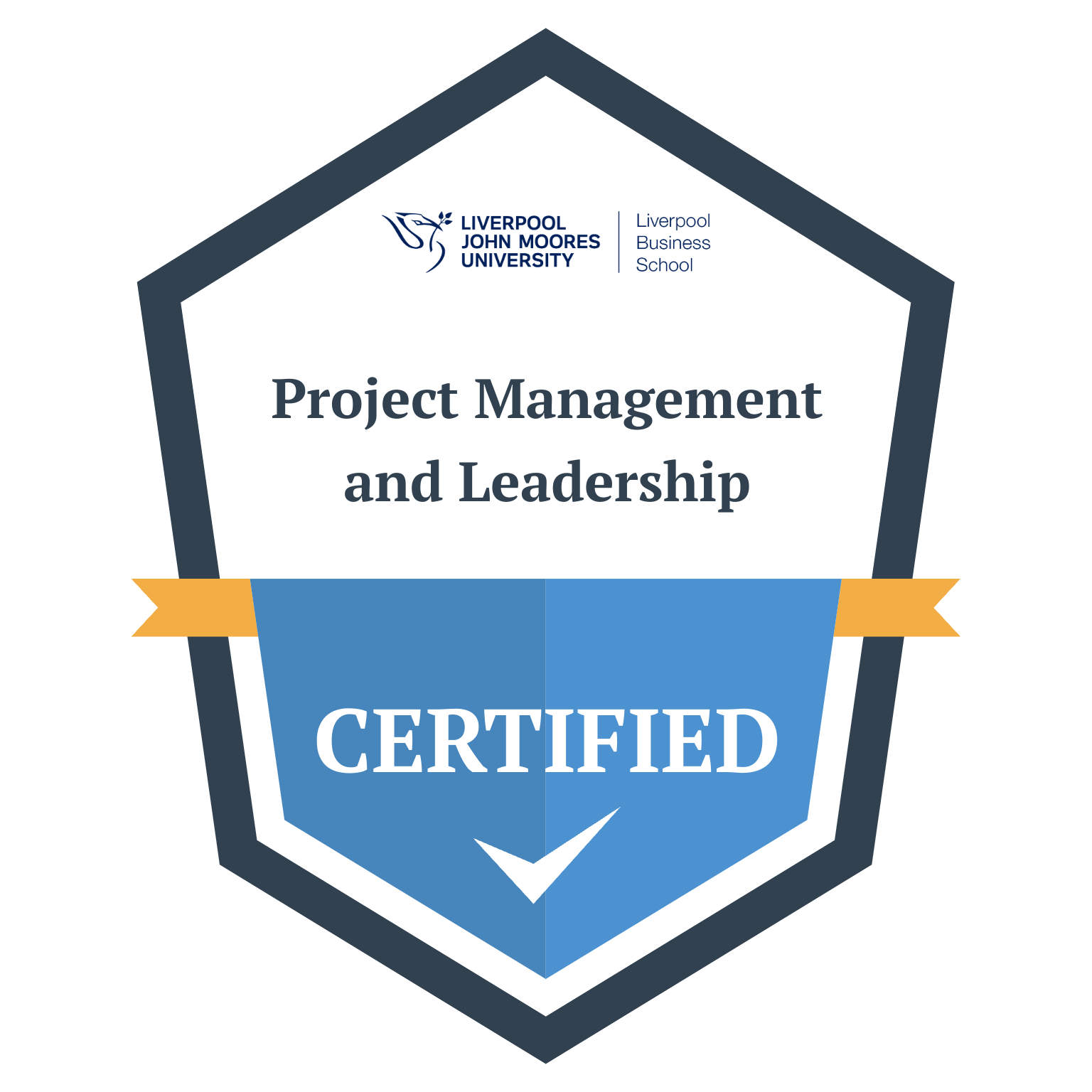 Project Management and Leadership badge