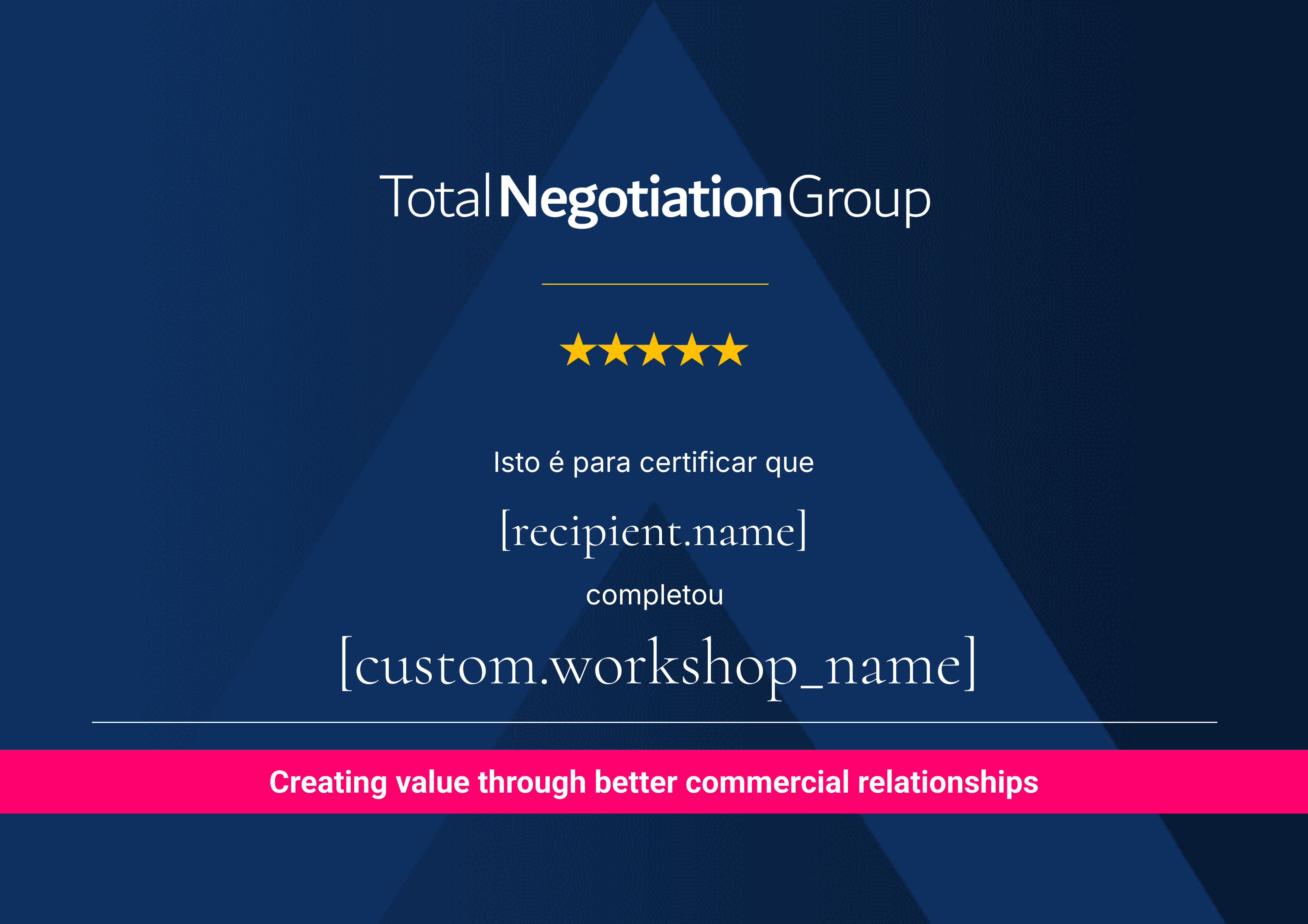 TNG Certification PG certificate