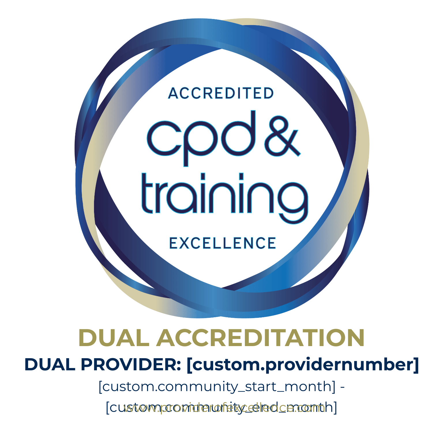 Accredited Dual badge