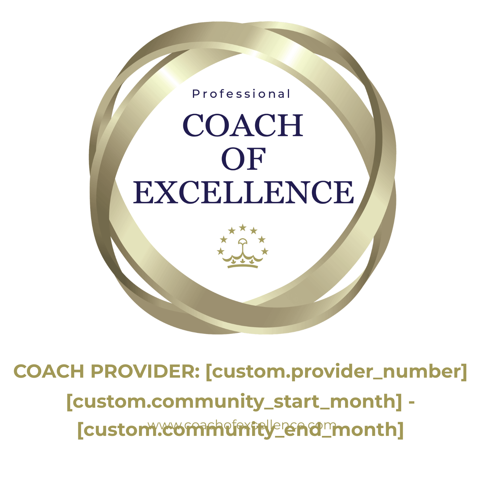Accredited Coach of Excellence - Professional badge