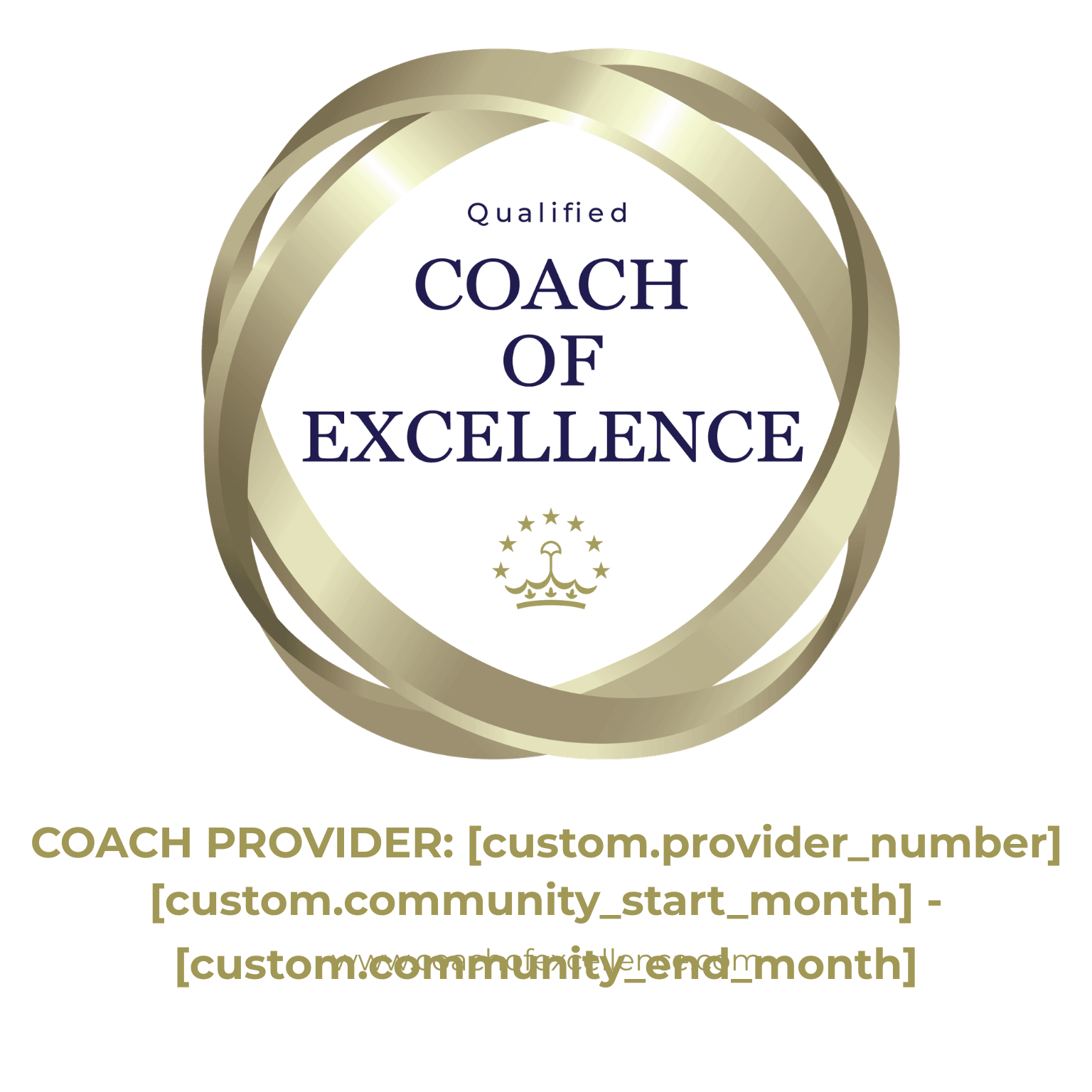 Accredited Coach of Excellence - Qualified badge