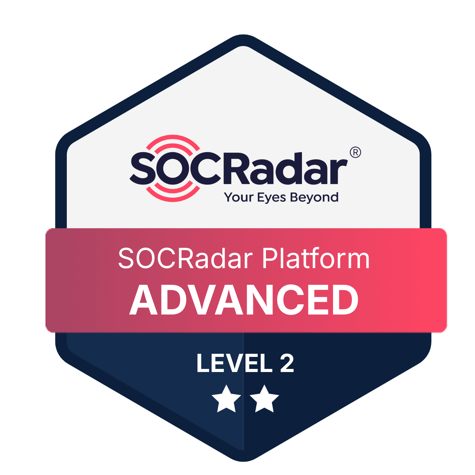 Fundamentals B2: SOCRadar Platform Level 200: Intermediate badge