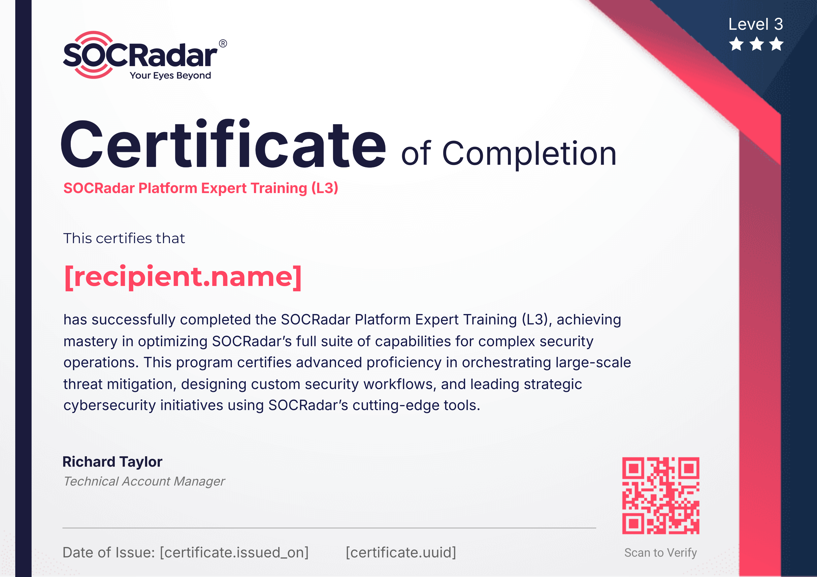 Fundamentals C1 - SOCRadar Platform Level 300: Advanced certificate