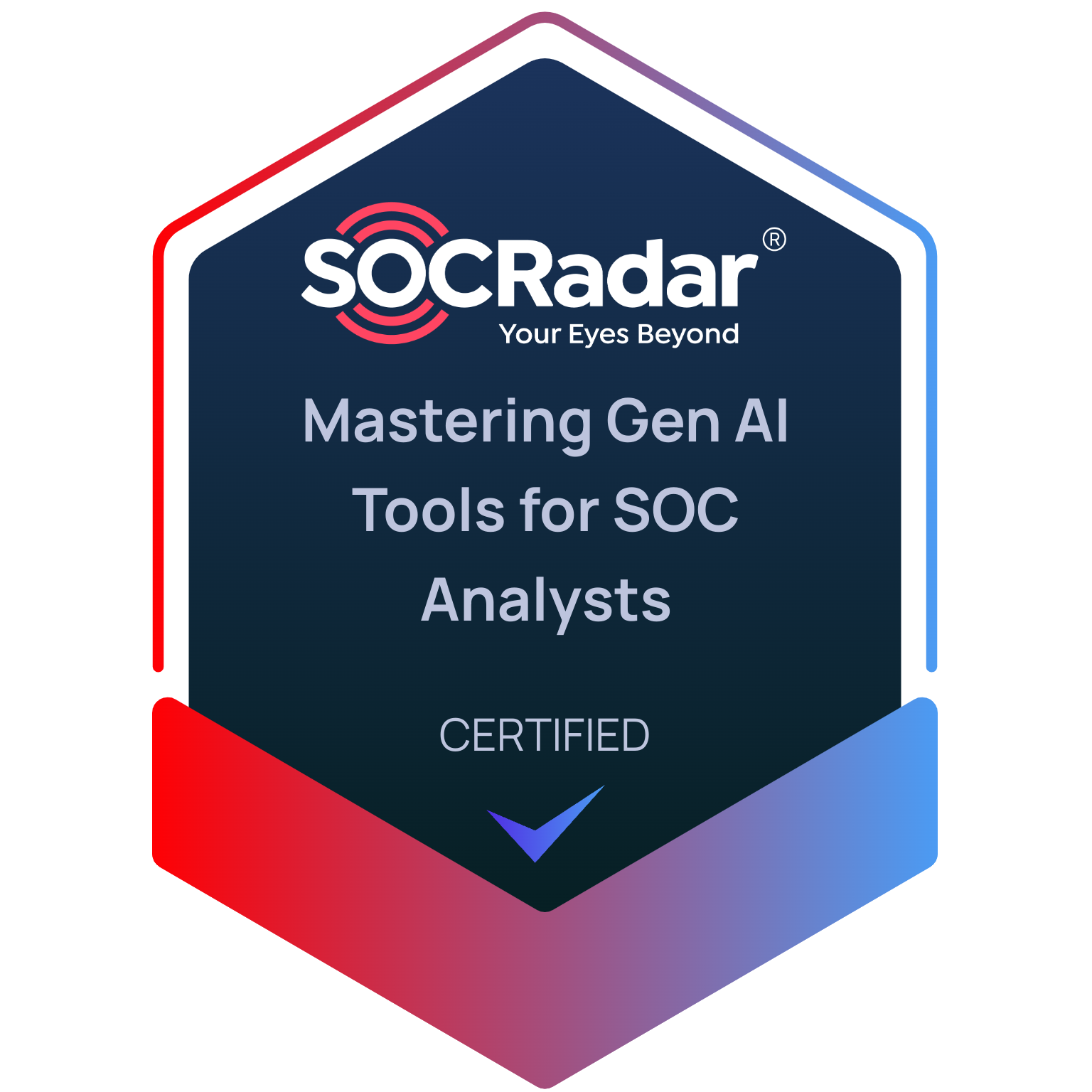 Mastering Gen AI Tools for SOC Analysts / Completion badge