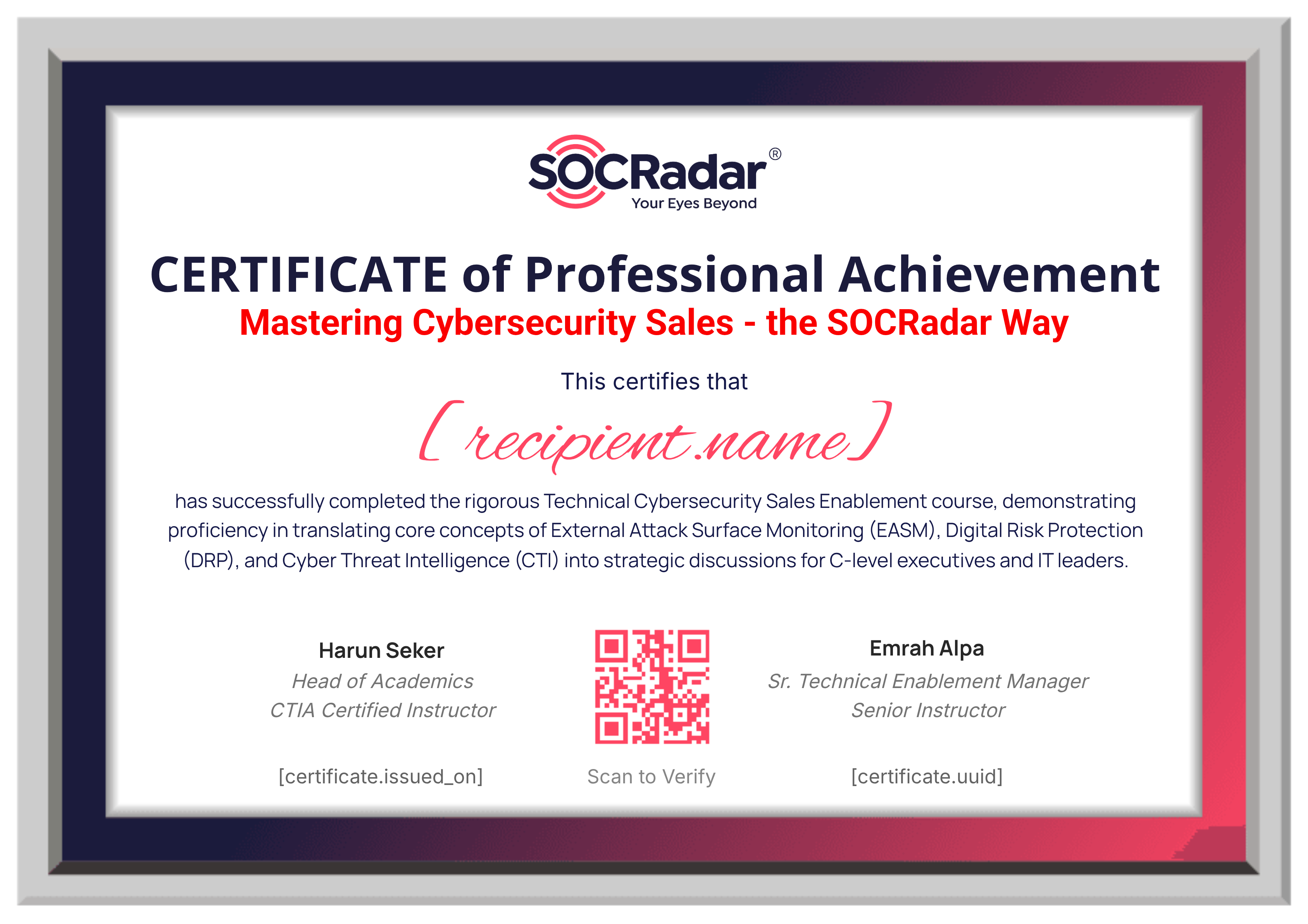 Mastering Cybersecurity Sales - the SOCRadar Way
