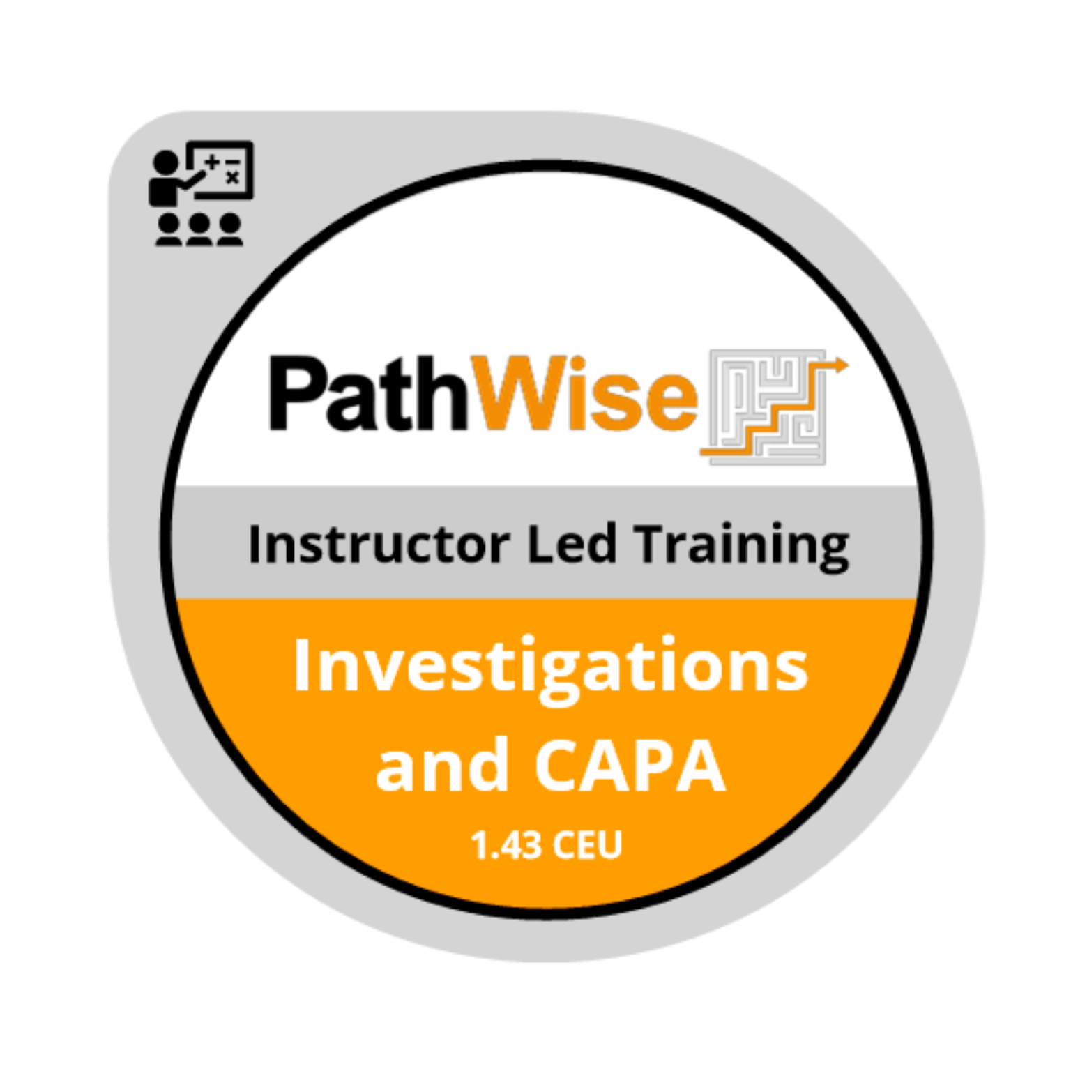 Investigations and CAPA badge thumbnail