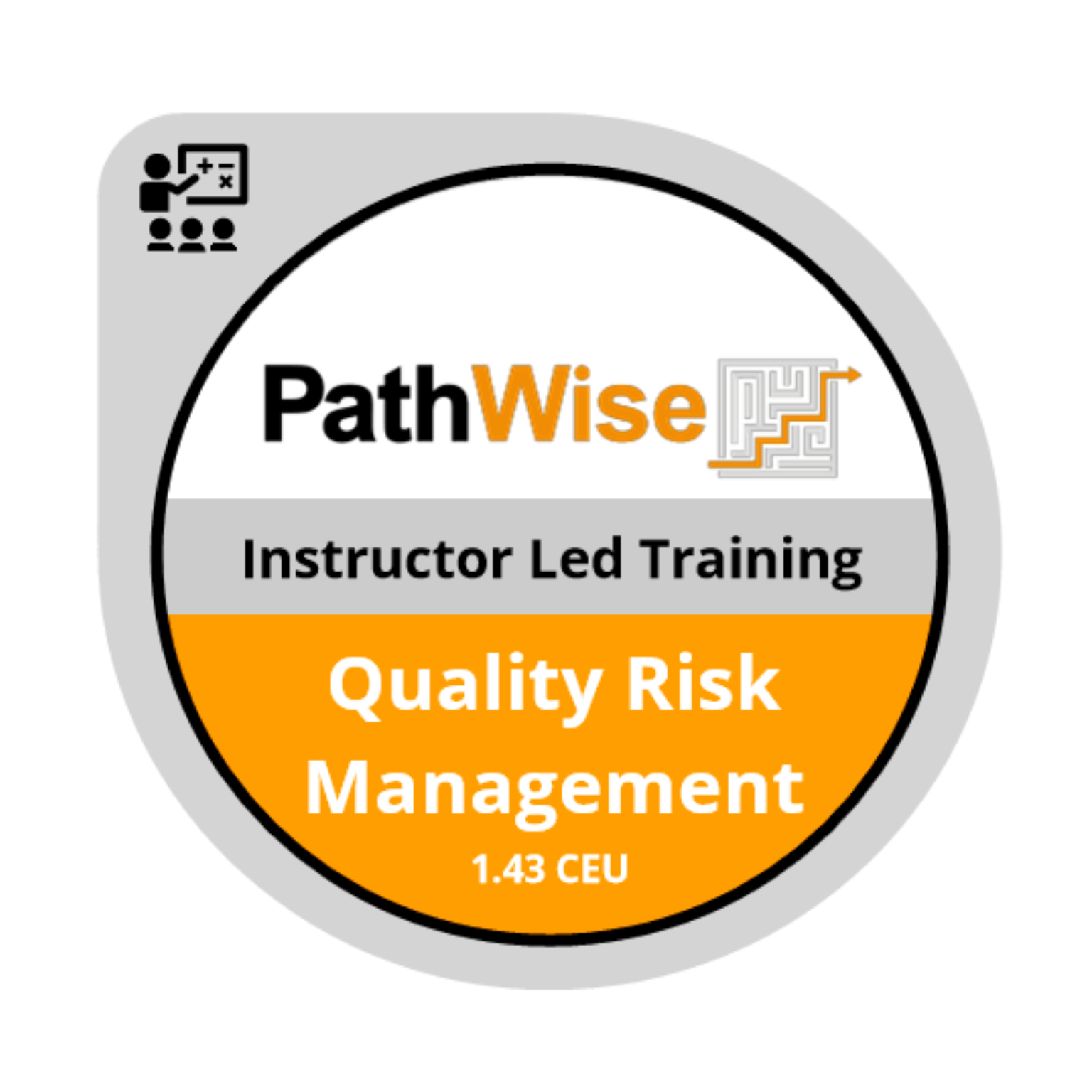 Quality Risk Management badge