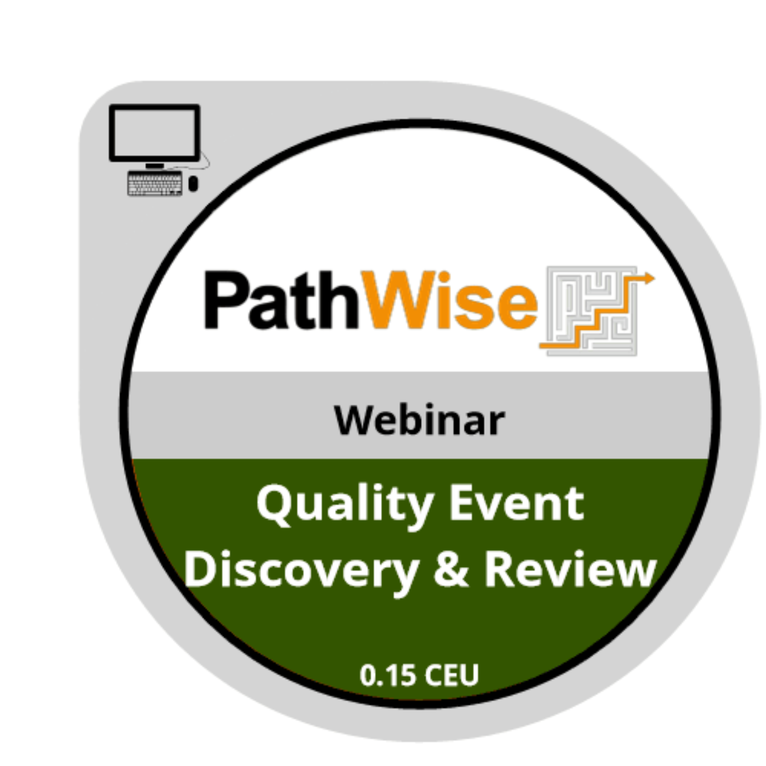 Quality Event Discovery & Review badge