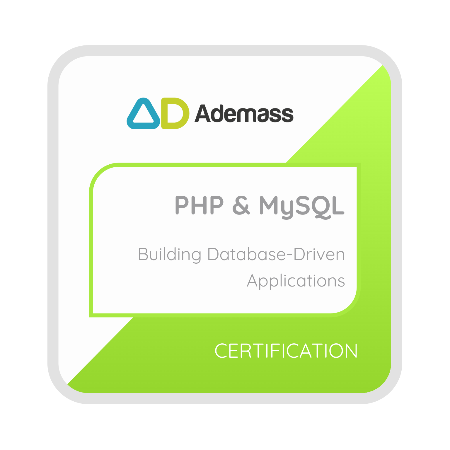 certificado curso PHP & MySQL