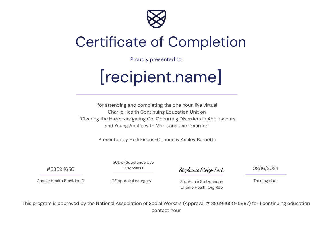 Clearing the Haze_NASW certificate