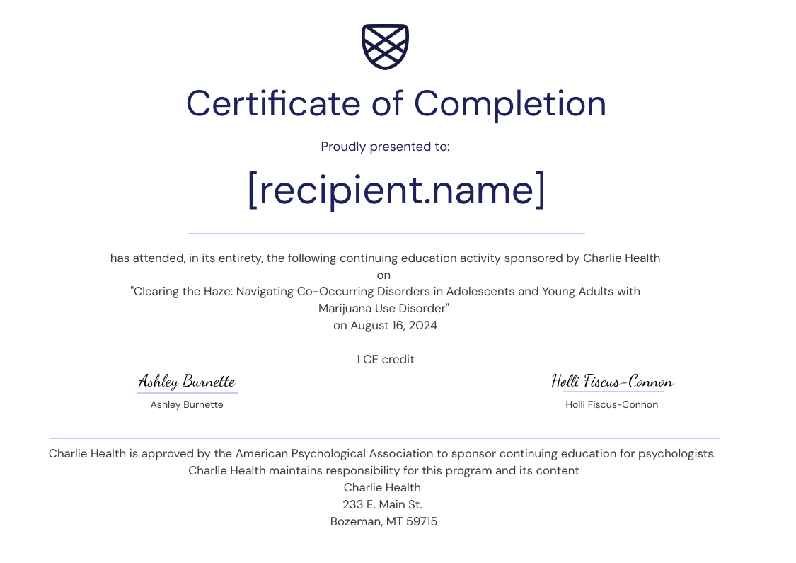 Clearing the Haze_APA certificate