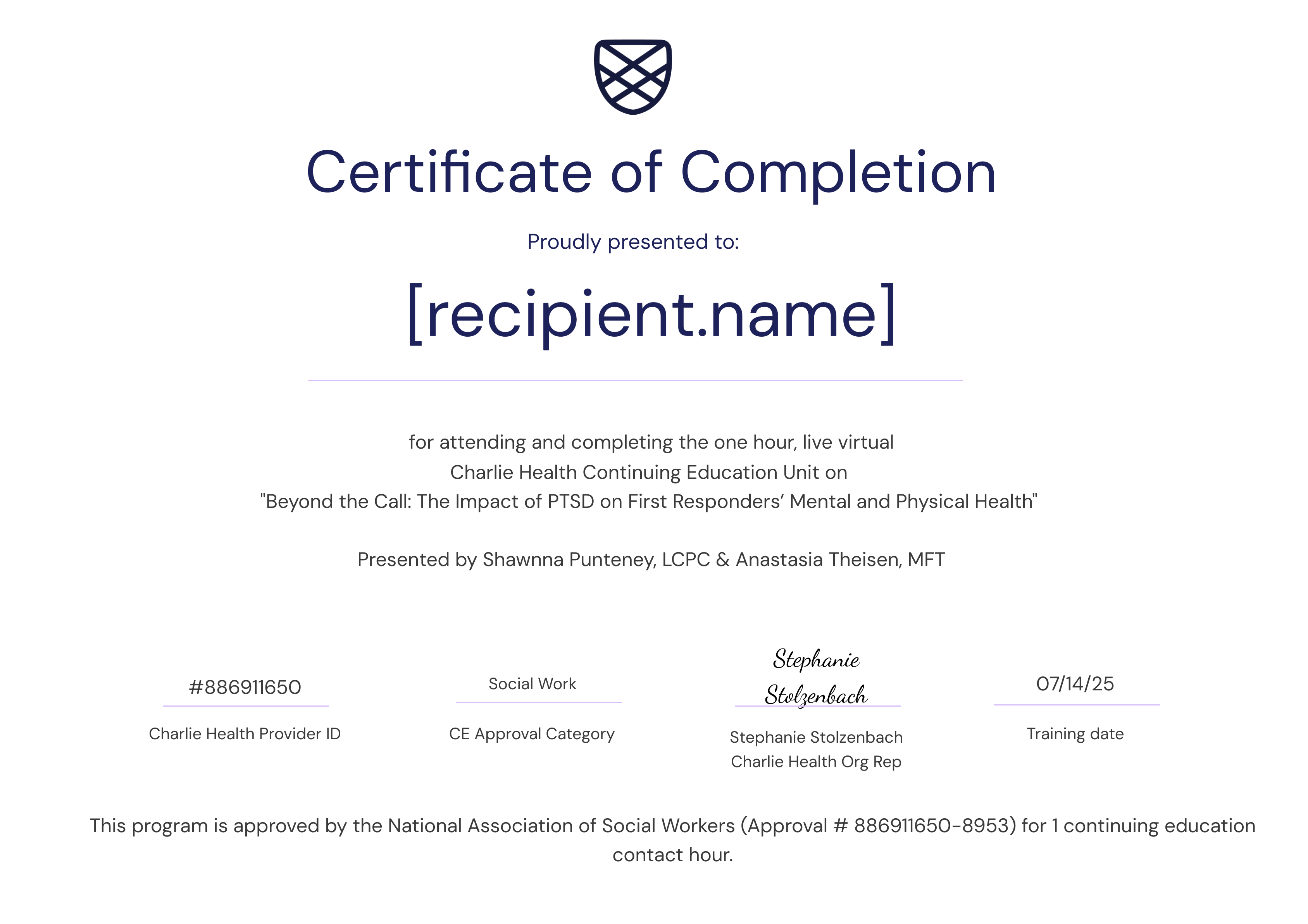 NASW_PTSD First Responders_07.14.25 certificate