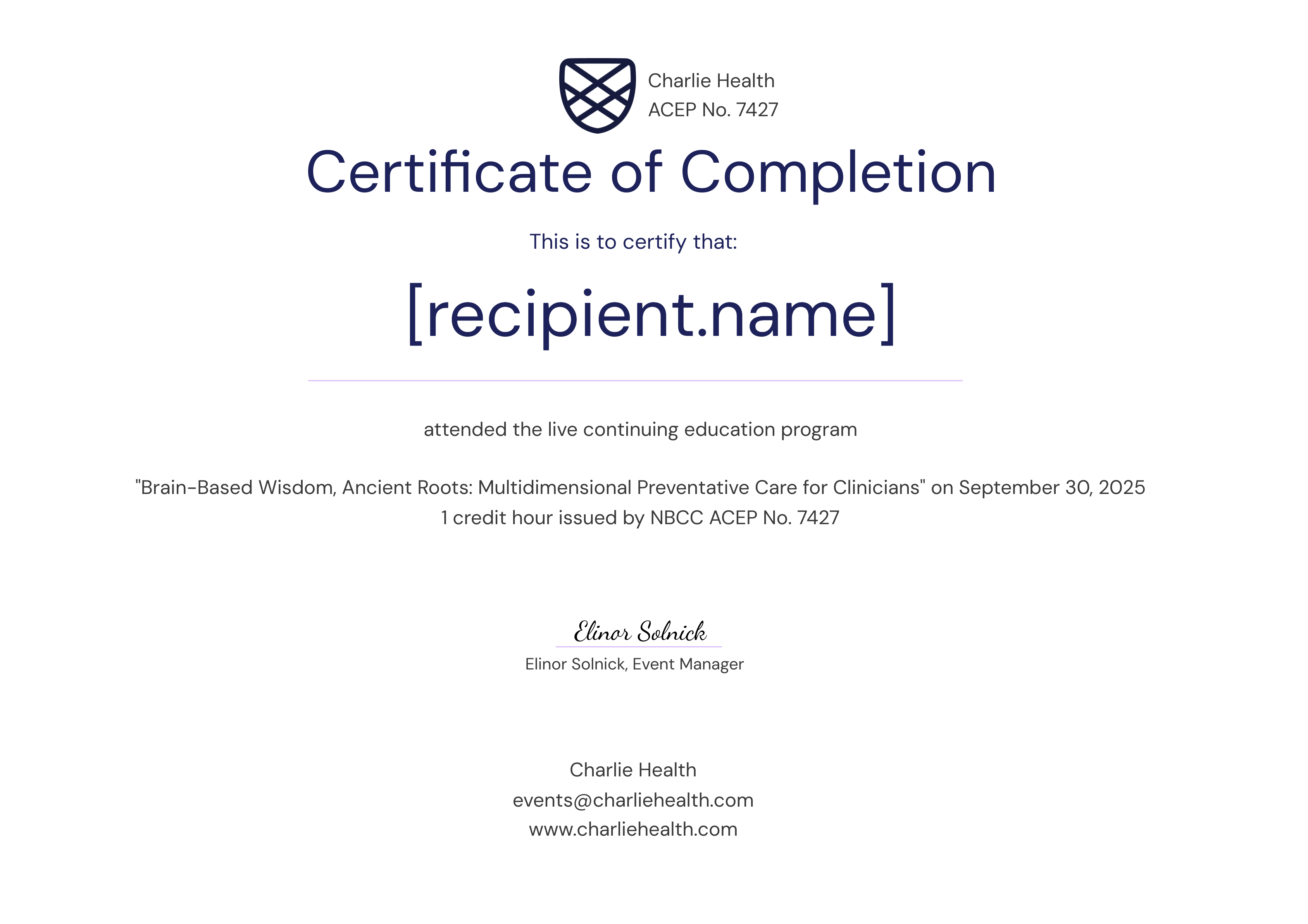 NBCC_Brain Based Wisdom_9.30.25 certificate