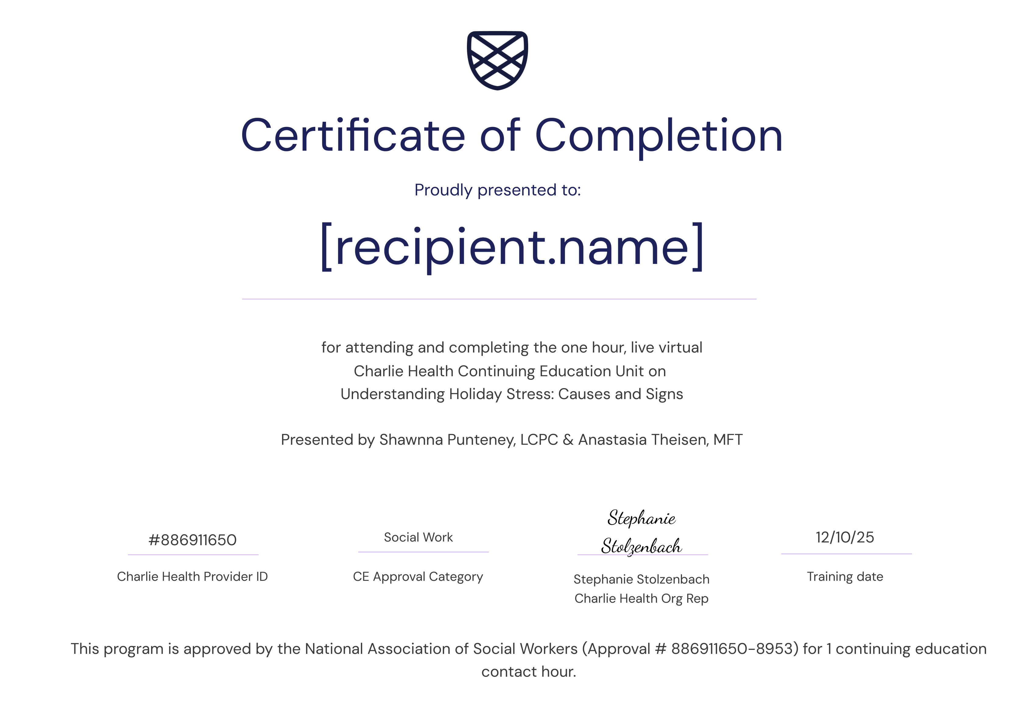 NASW_Holiday Stress_12.10.25 certificate