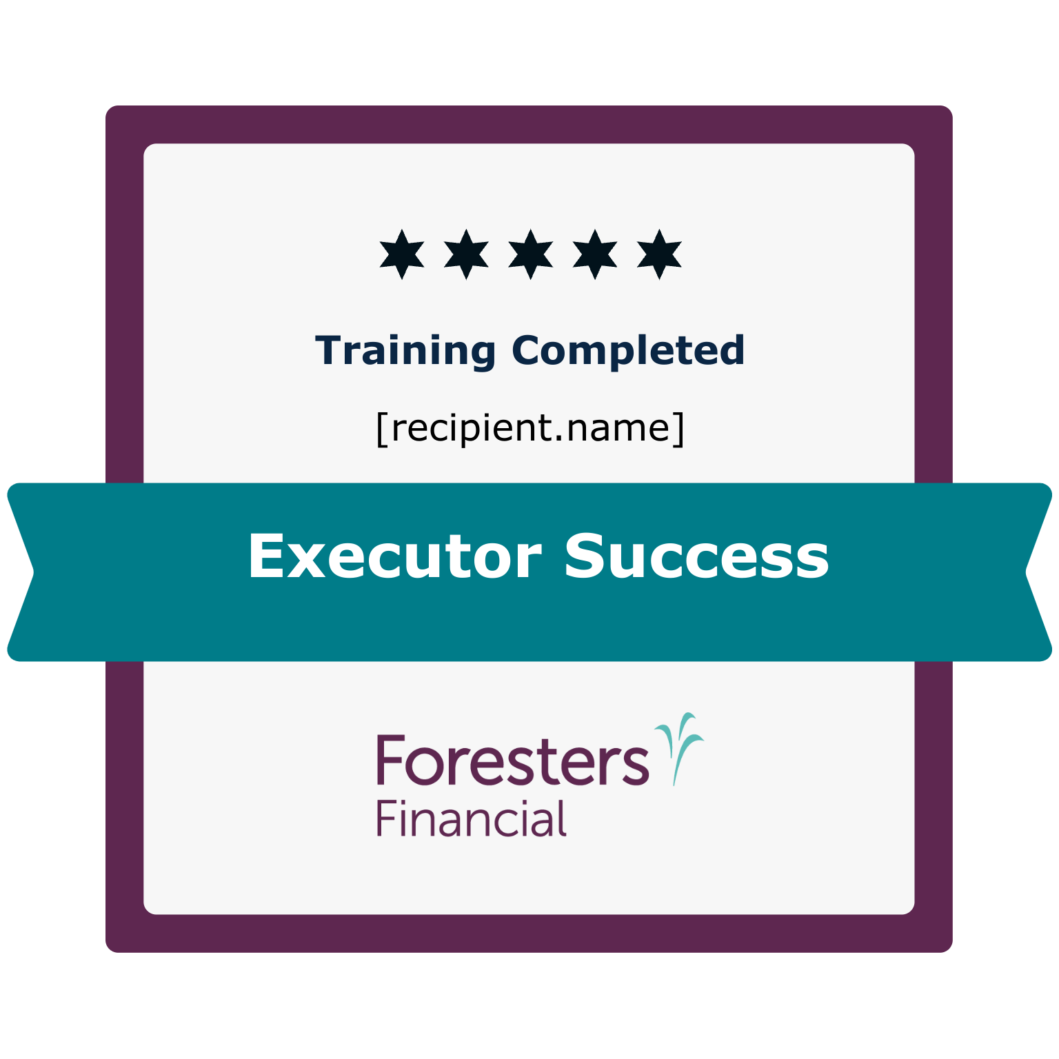 Executor success badge