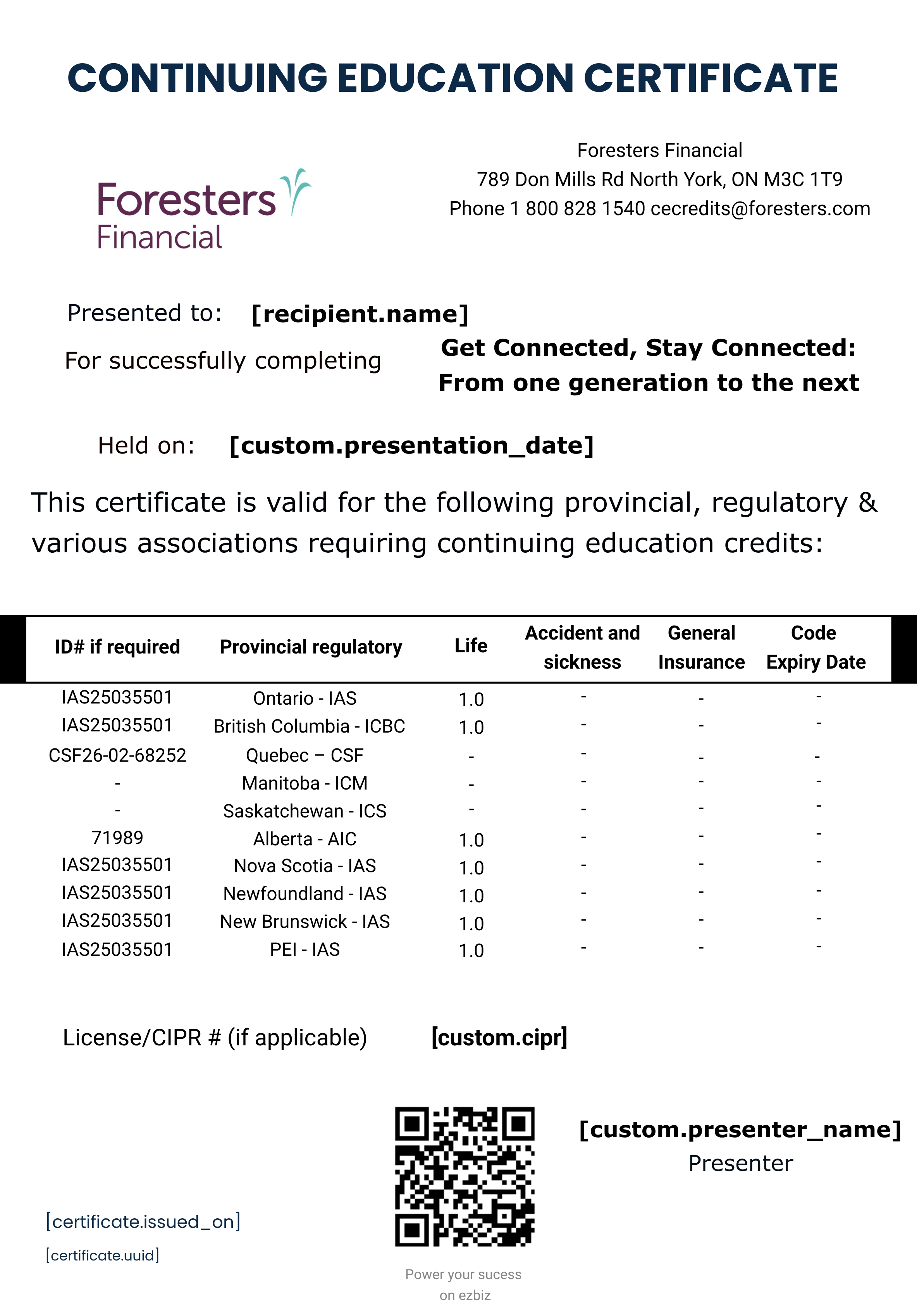 EN - Get Connected, Stay Connected: From one generation to the next
