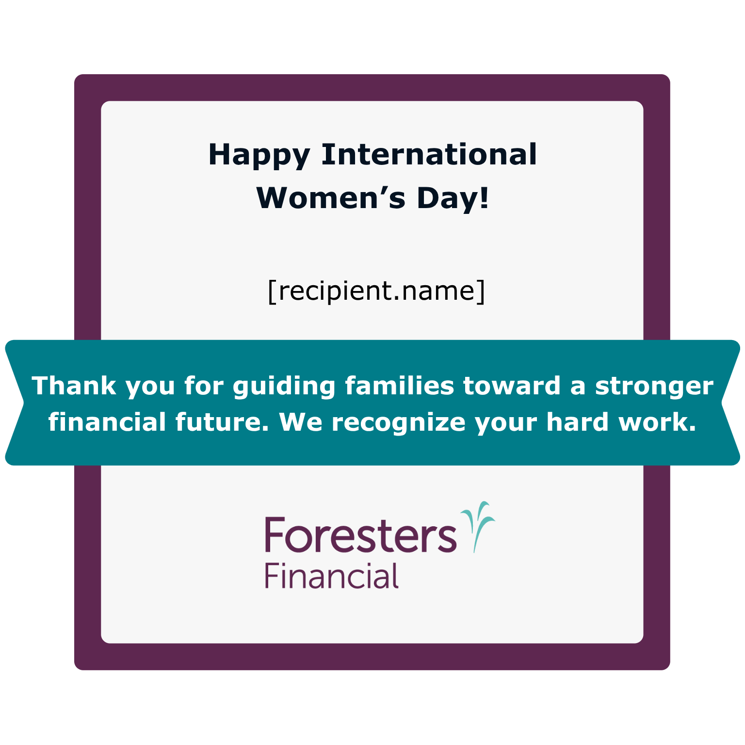 International Women's Day badge