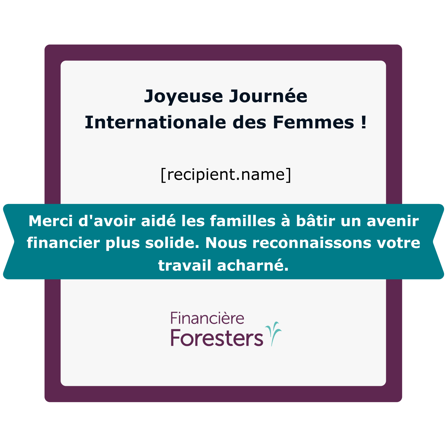 Journée internationale des femmes badge