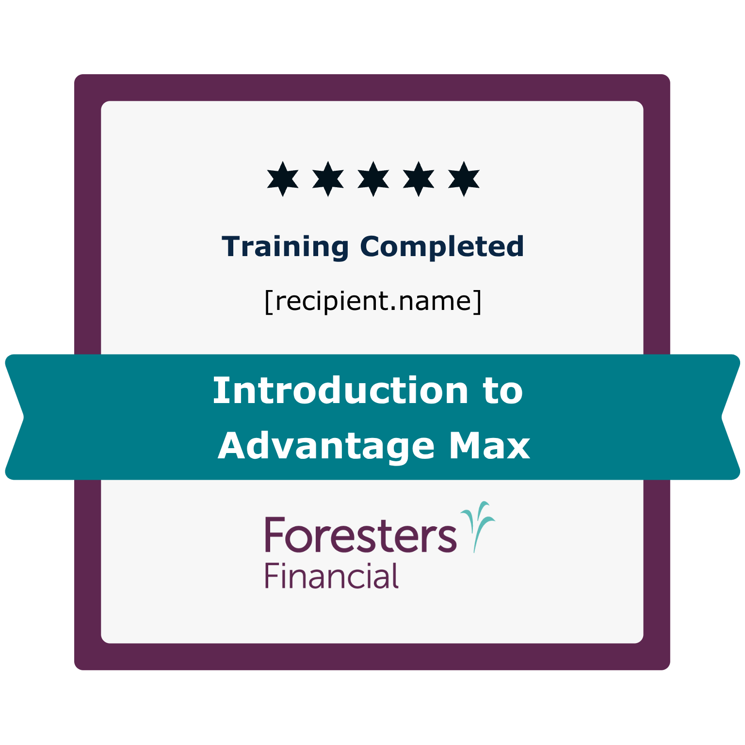 Introduction to Advantage Max badge