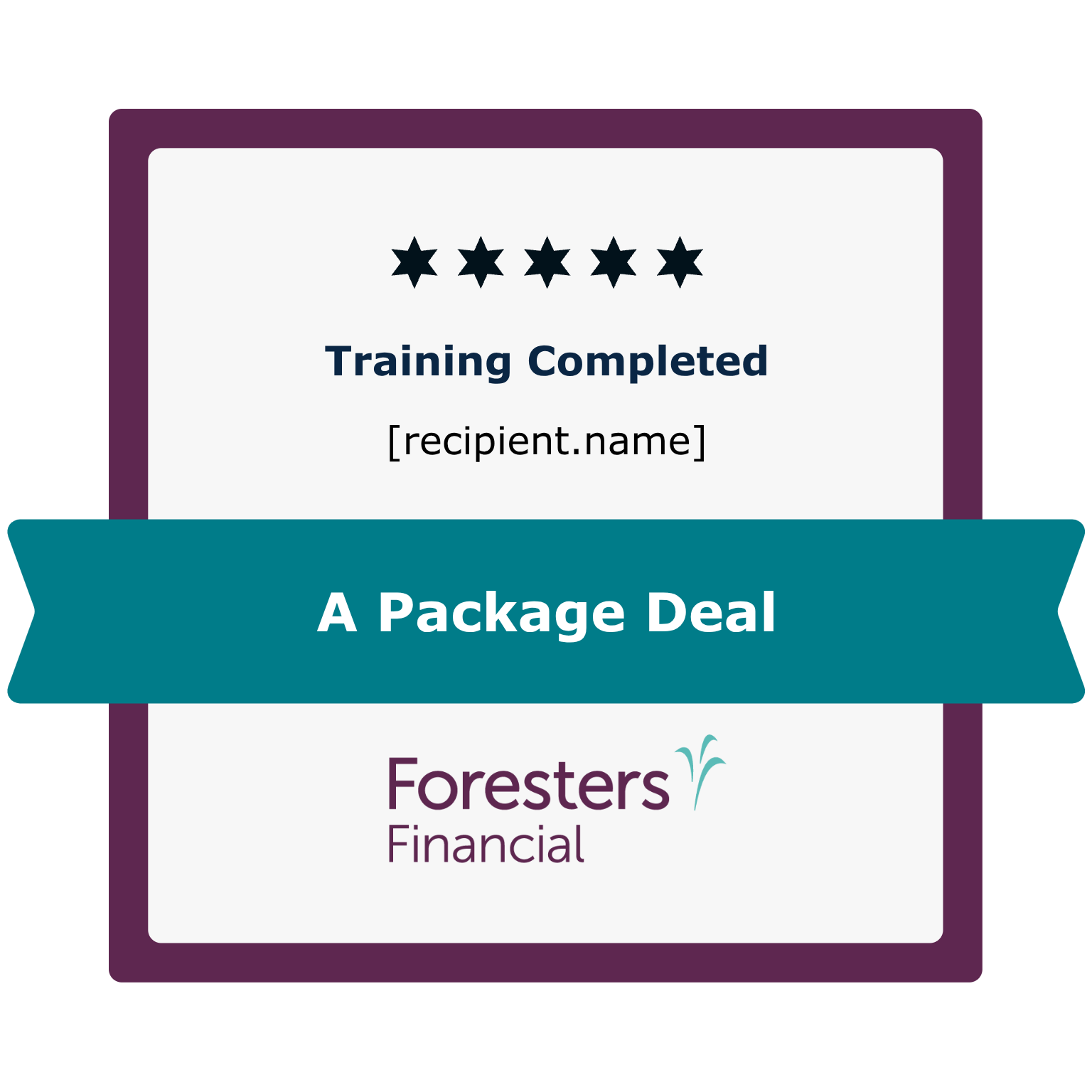 Badge - A Package Deal