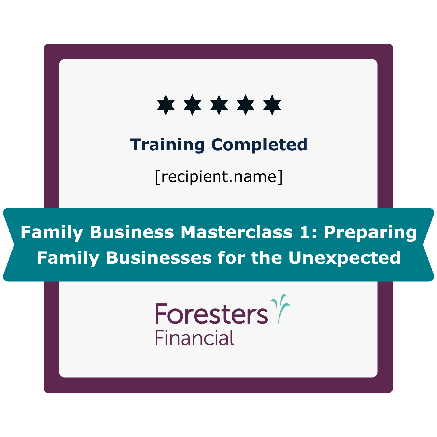 EN - Family Business Masterclass 1: Preparing Family Businesses for the Unexpected