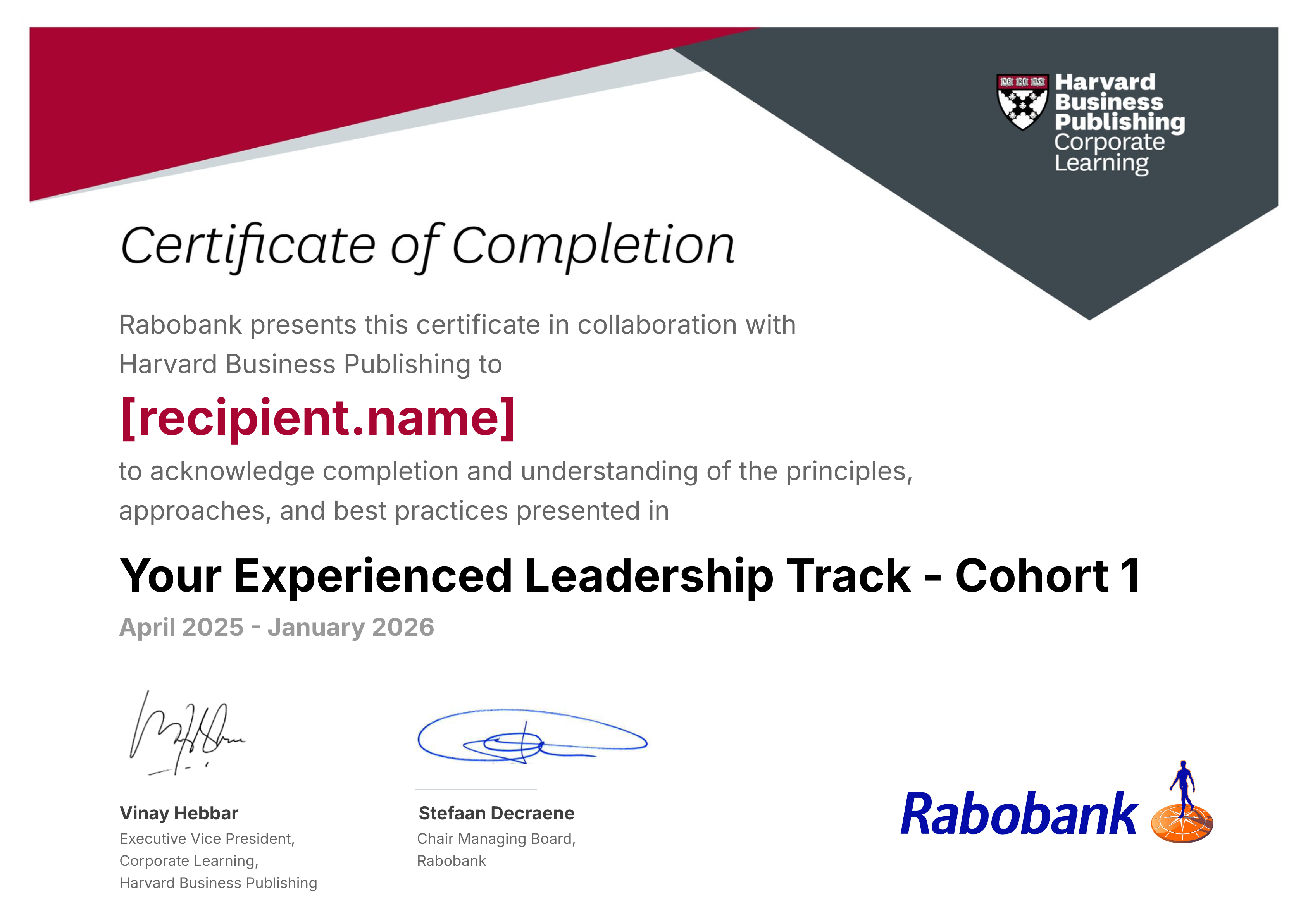Rabobank YELT CH1 certificate