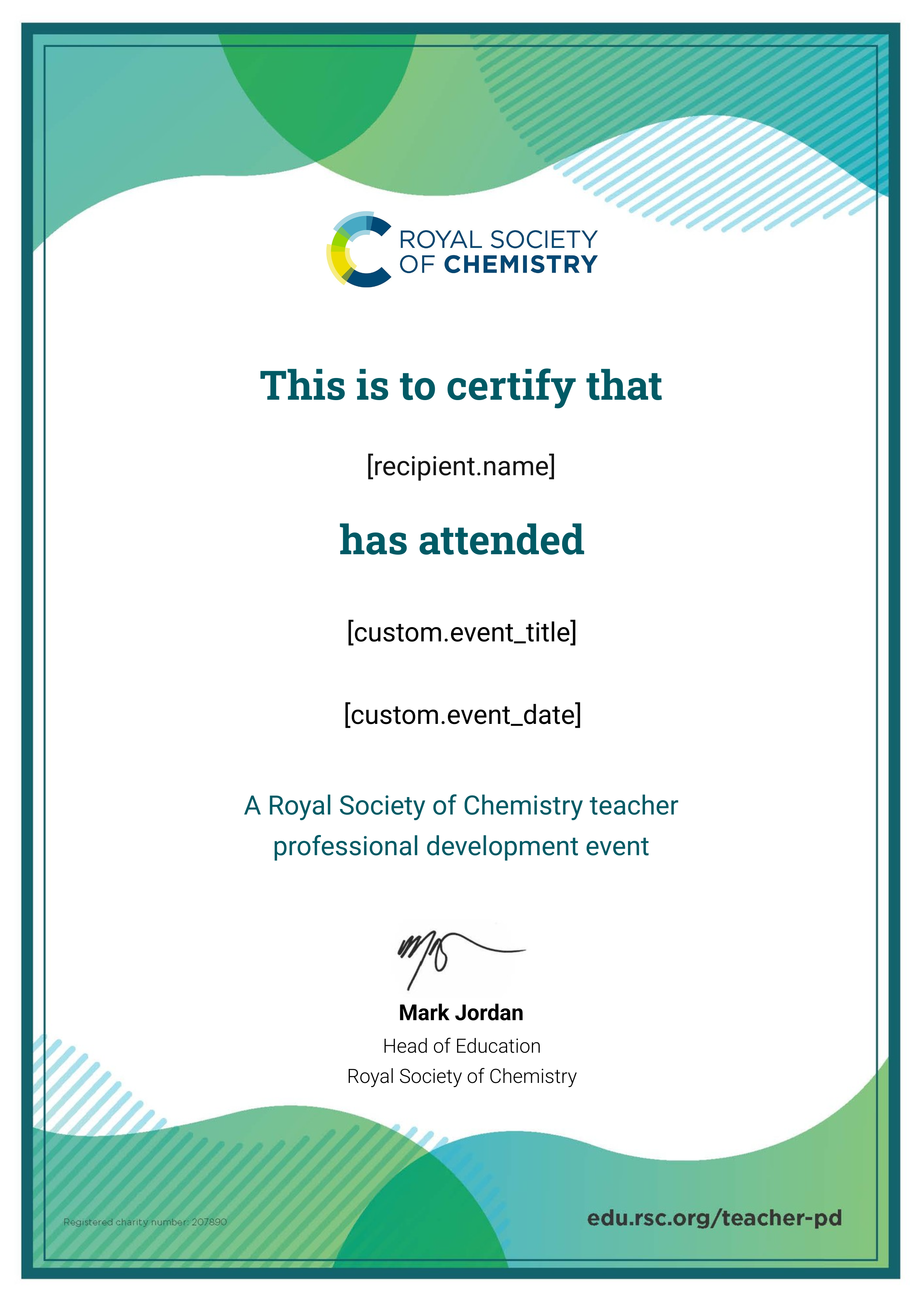 RSC Teacher Support Session: Delivering effective practical work certificate