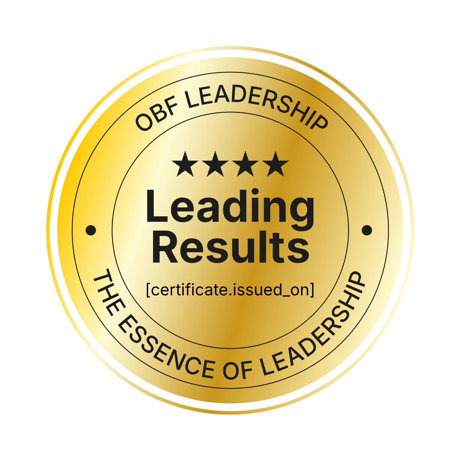 OBF Leadership: Module 1 - Leading Results badge