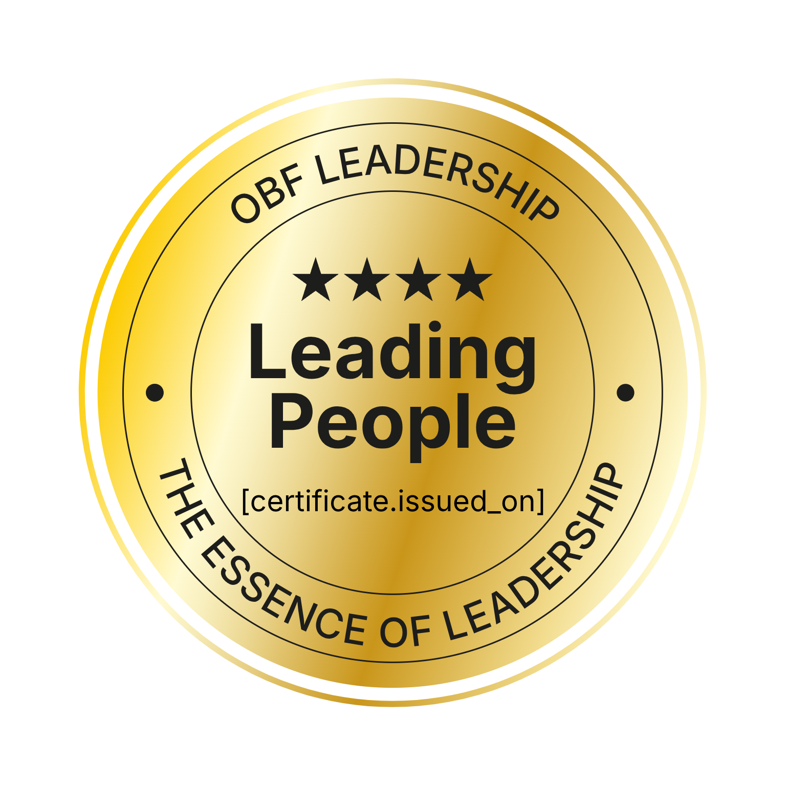 OBF Leadership: Module 3 - Leading People badge