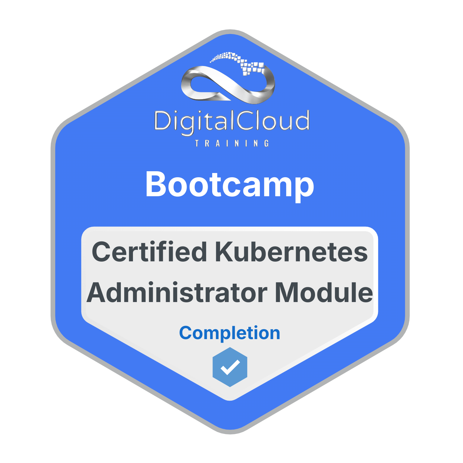 Certified Kubernetes Administrator Bootcamp Module badge