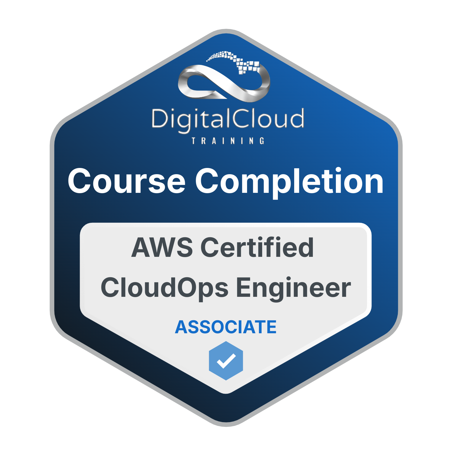 AWS Certified CloudOps Engineer Associate | Course Completion badge