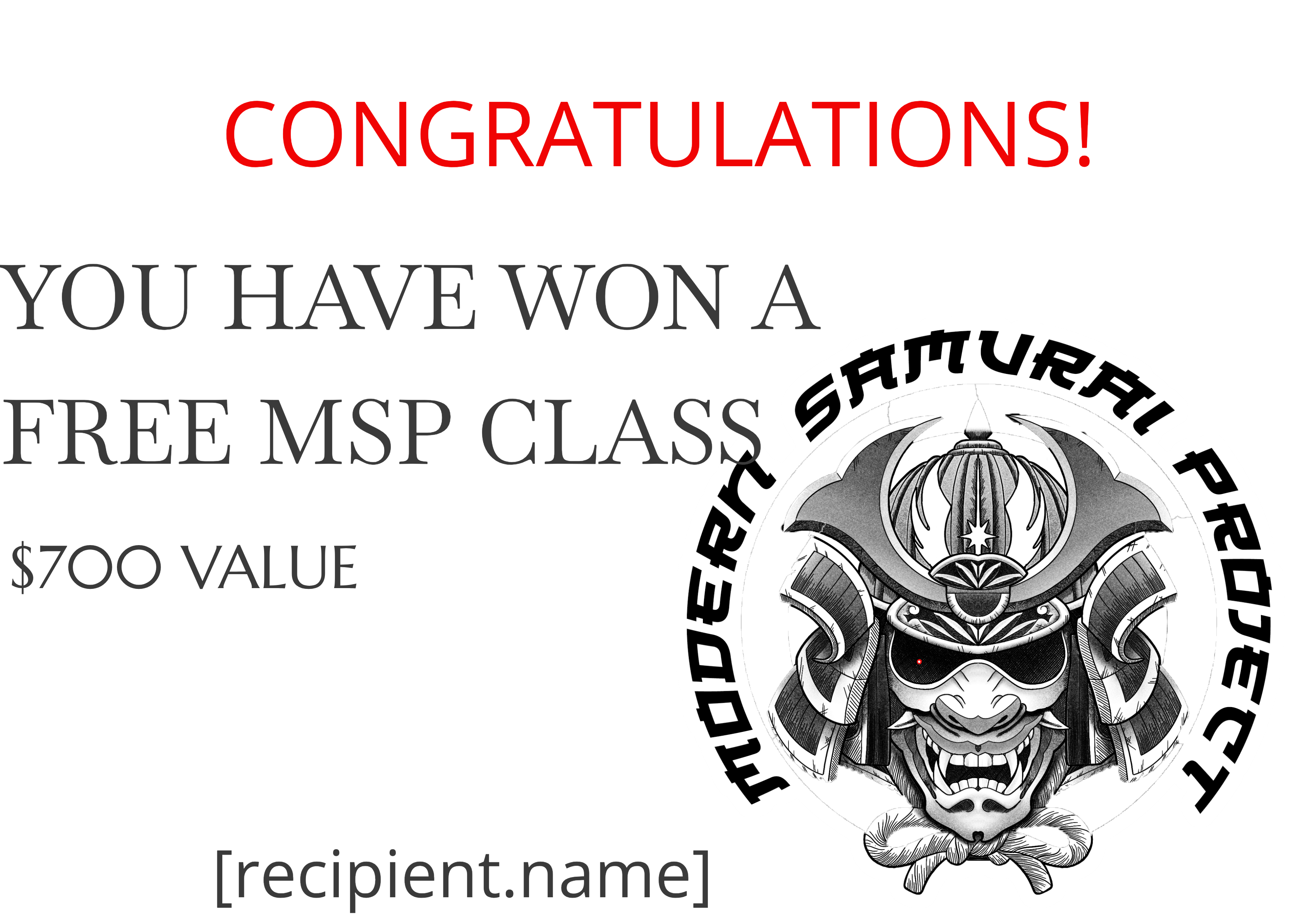 Free Instructor Class certificate