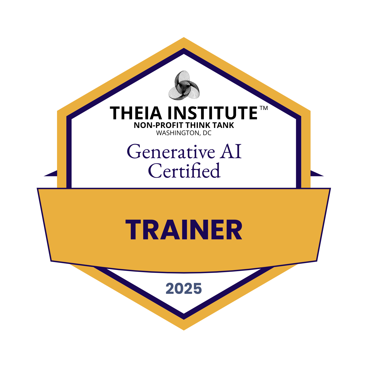Generative AI Certified Trainer (Individual Professional Certification) badge