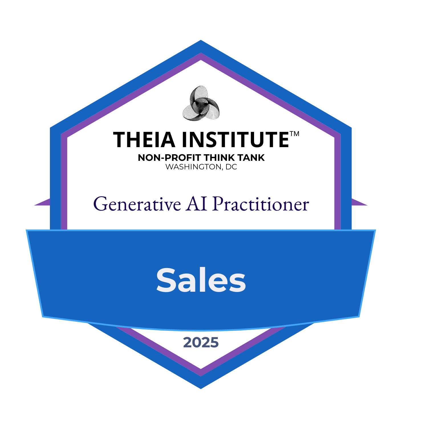 Sales | Generative AI Practitioner Certificate badge
