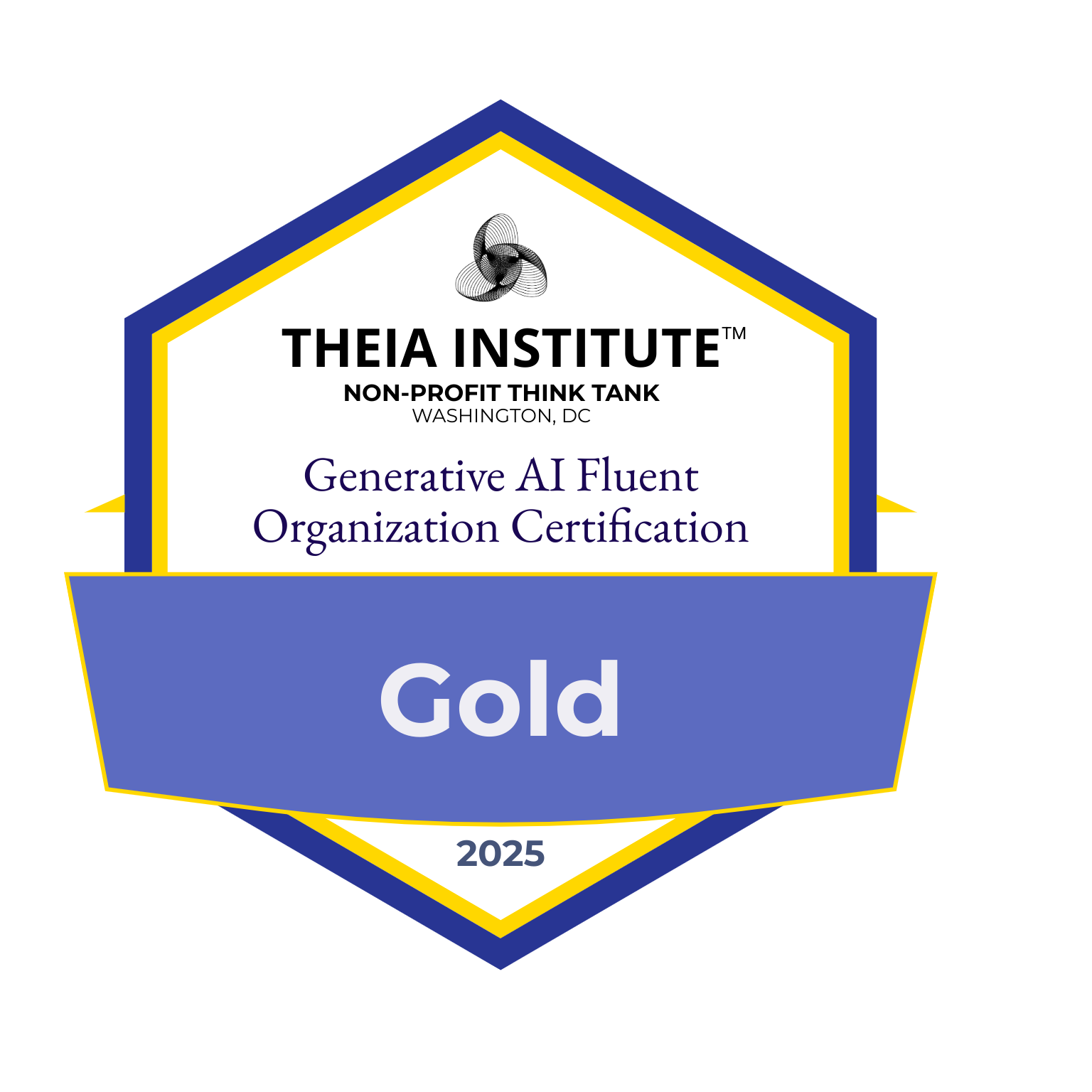 Gold | Generative AI Fluent Organization Badge badge