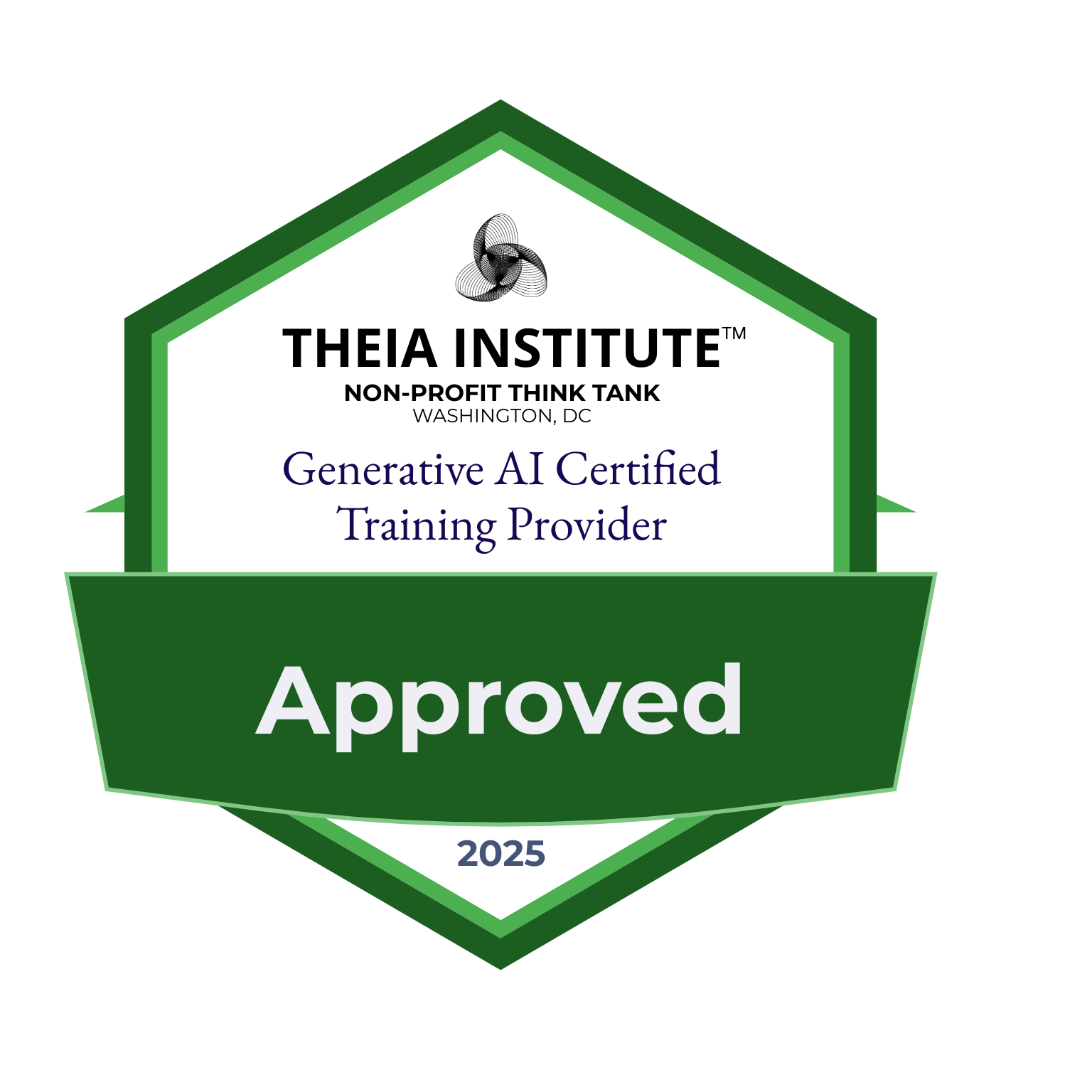 Generative AI Certified Training Provider |  Organization badge