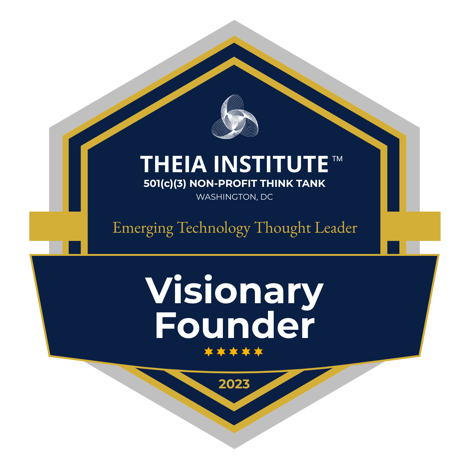 Theia Institute | Founder's Badge badge