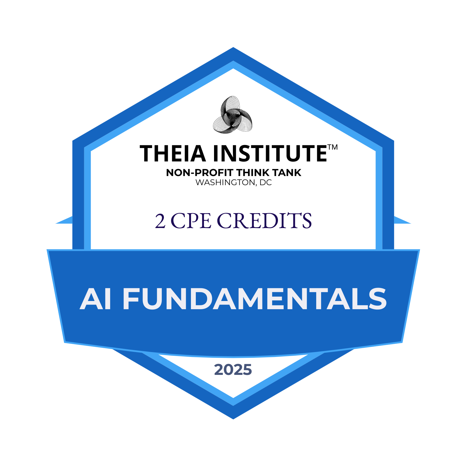AI Fundamentals: Safe, Ethical, and Effective (2 CPE Credits) badge