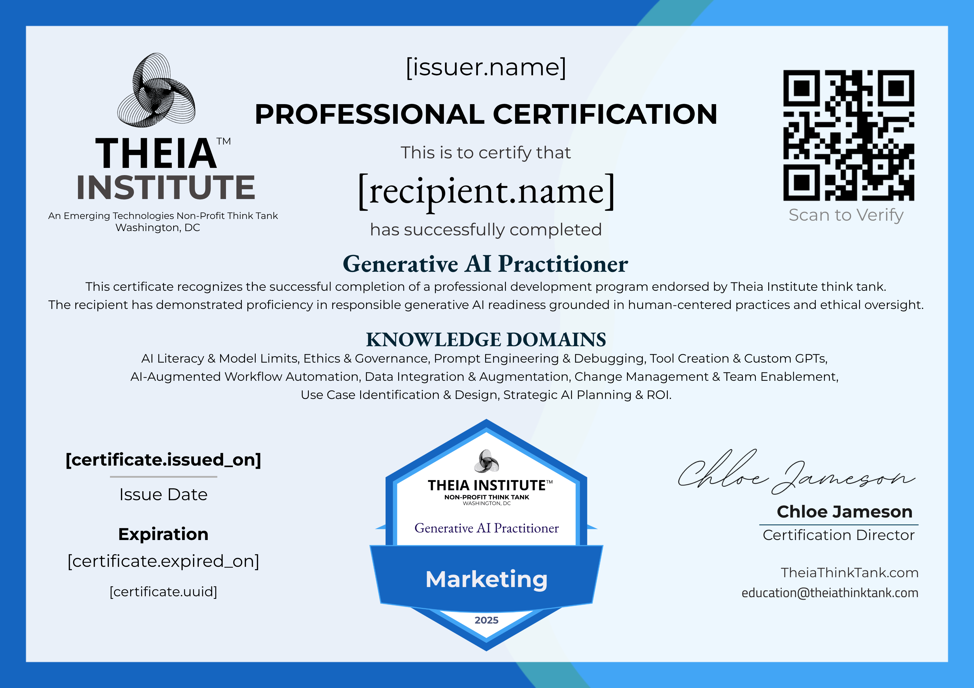 Generative AI Practitioner | Marketing certificate