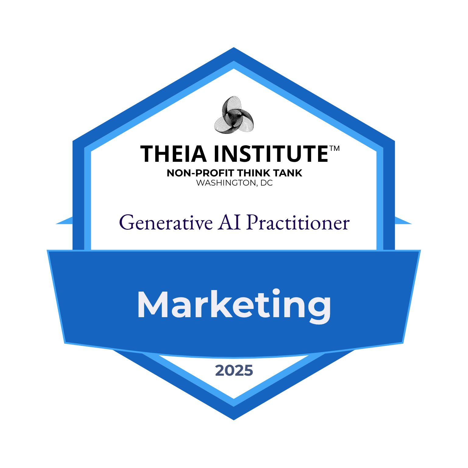 Generative AI Practitioner | Marketing badge