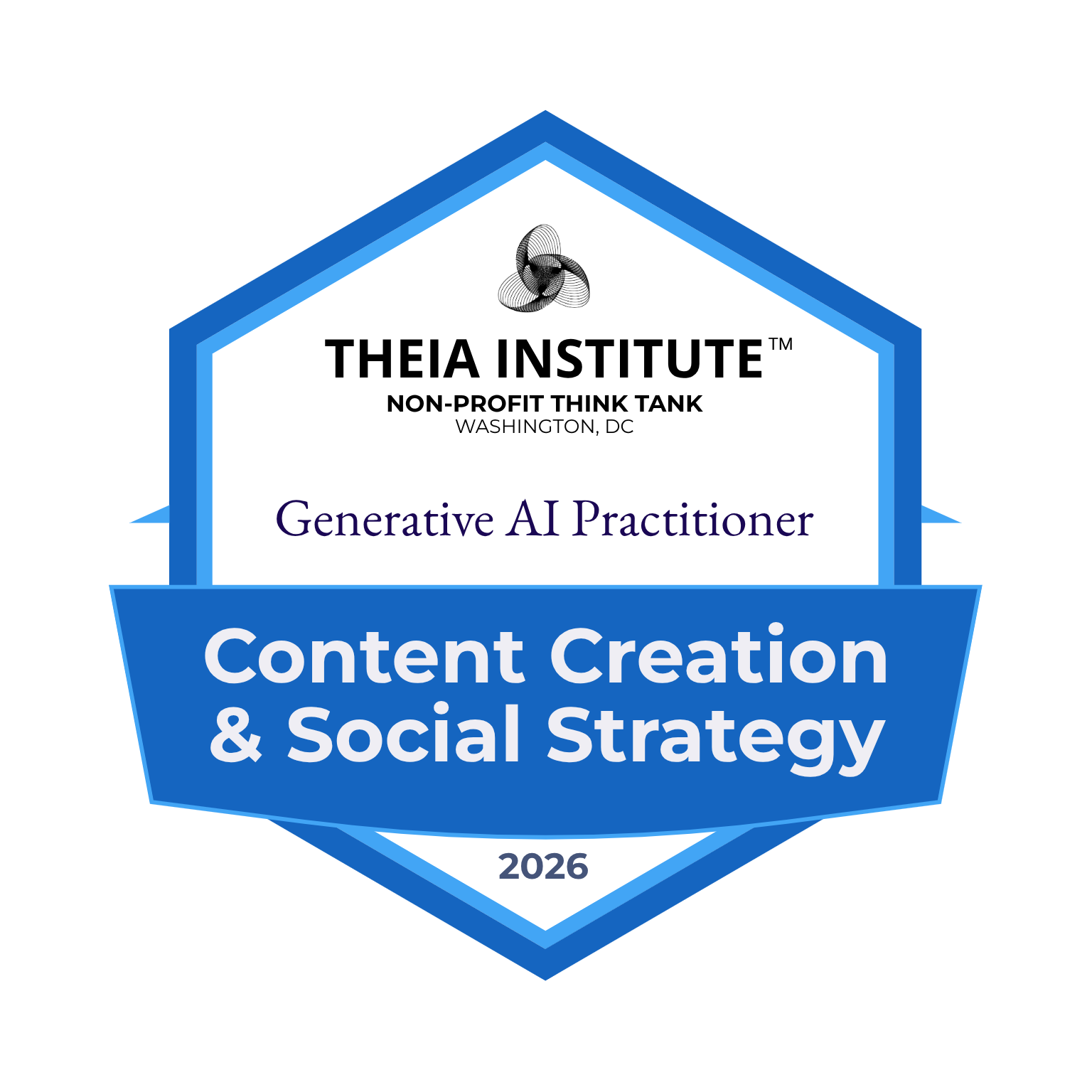 Generative AI Practitioner — Content Creation and Social Strategy 2026 badge