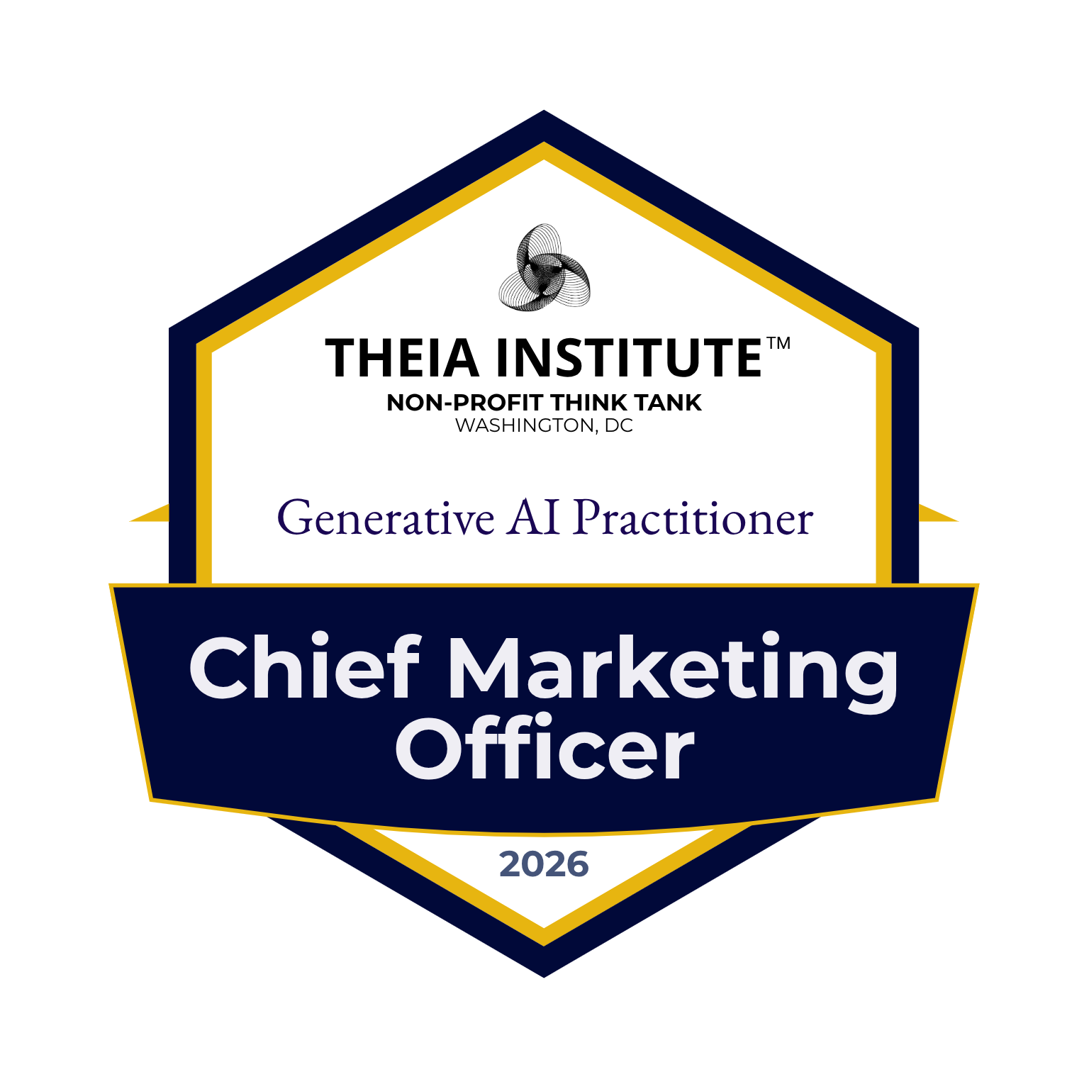 Generative AI Practitioner — Chief Marketing Officer 2026 badge