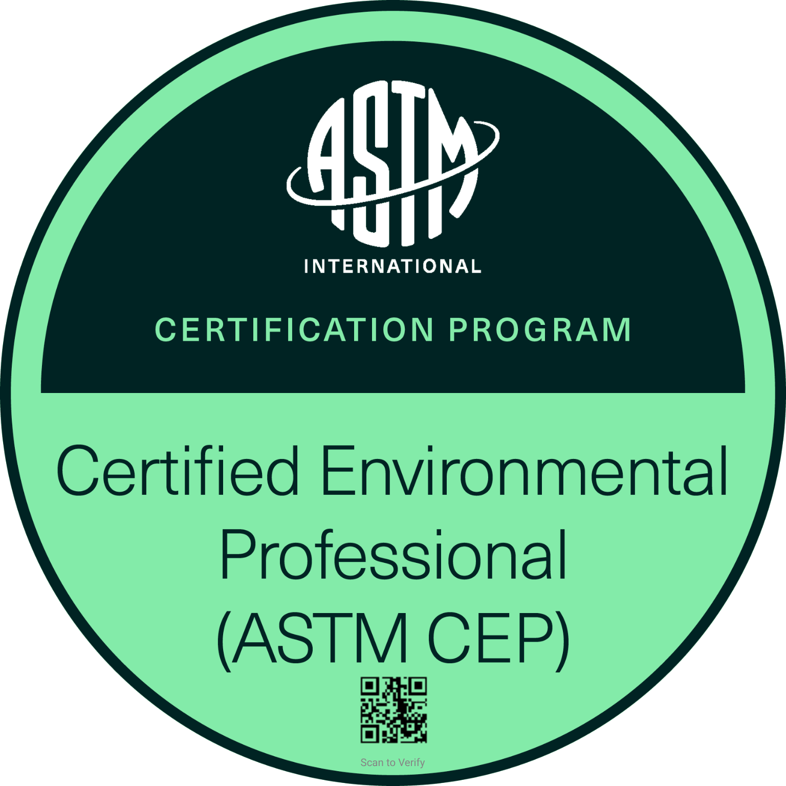 ASTM CEP Badge