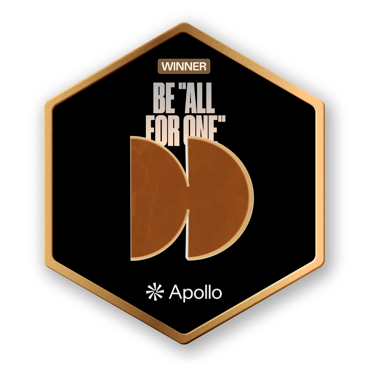 Be "All For One" Core Value Award - Winner badge