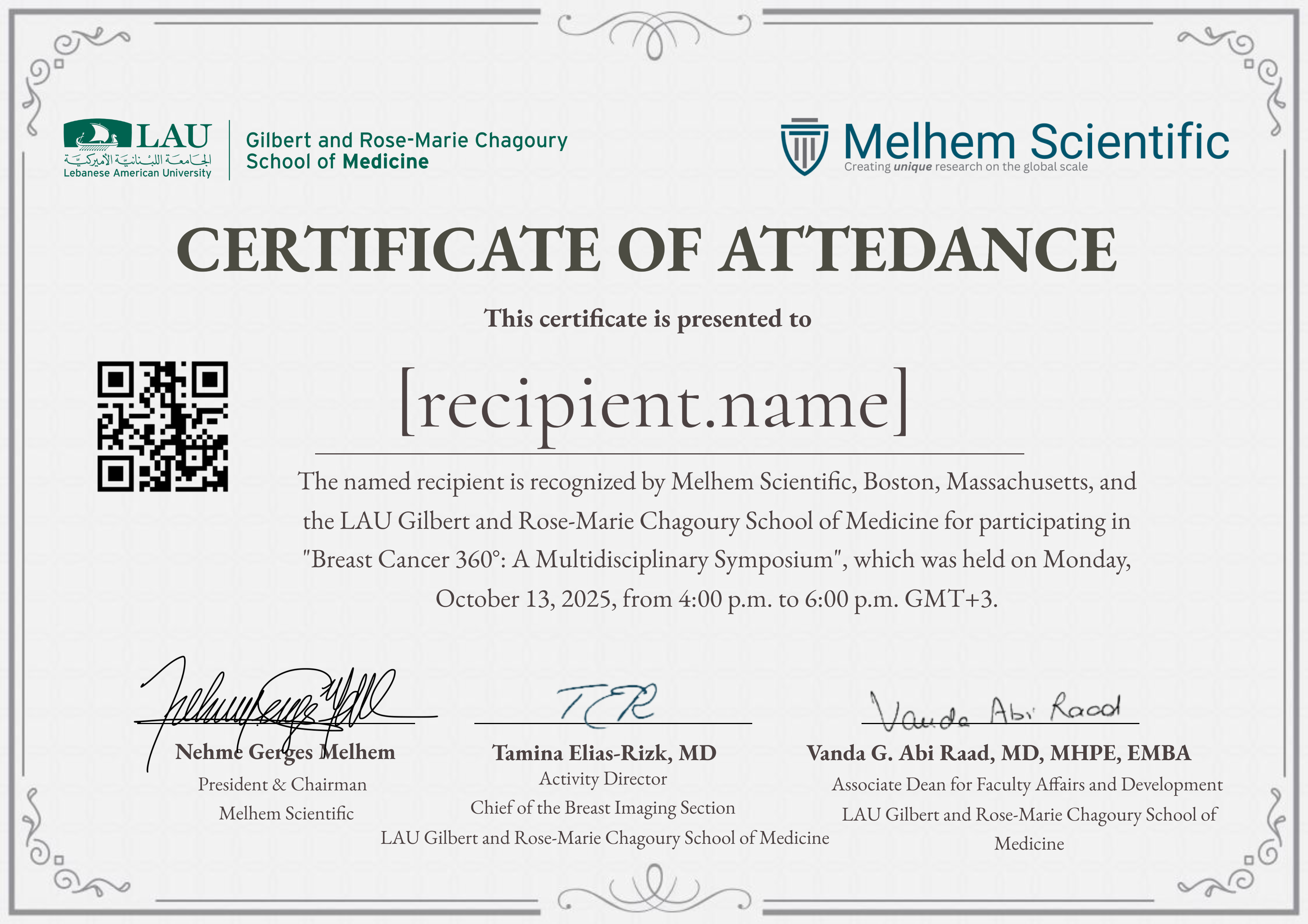 Breast Cancer 360 certificate thumbnail